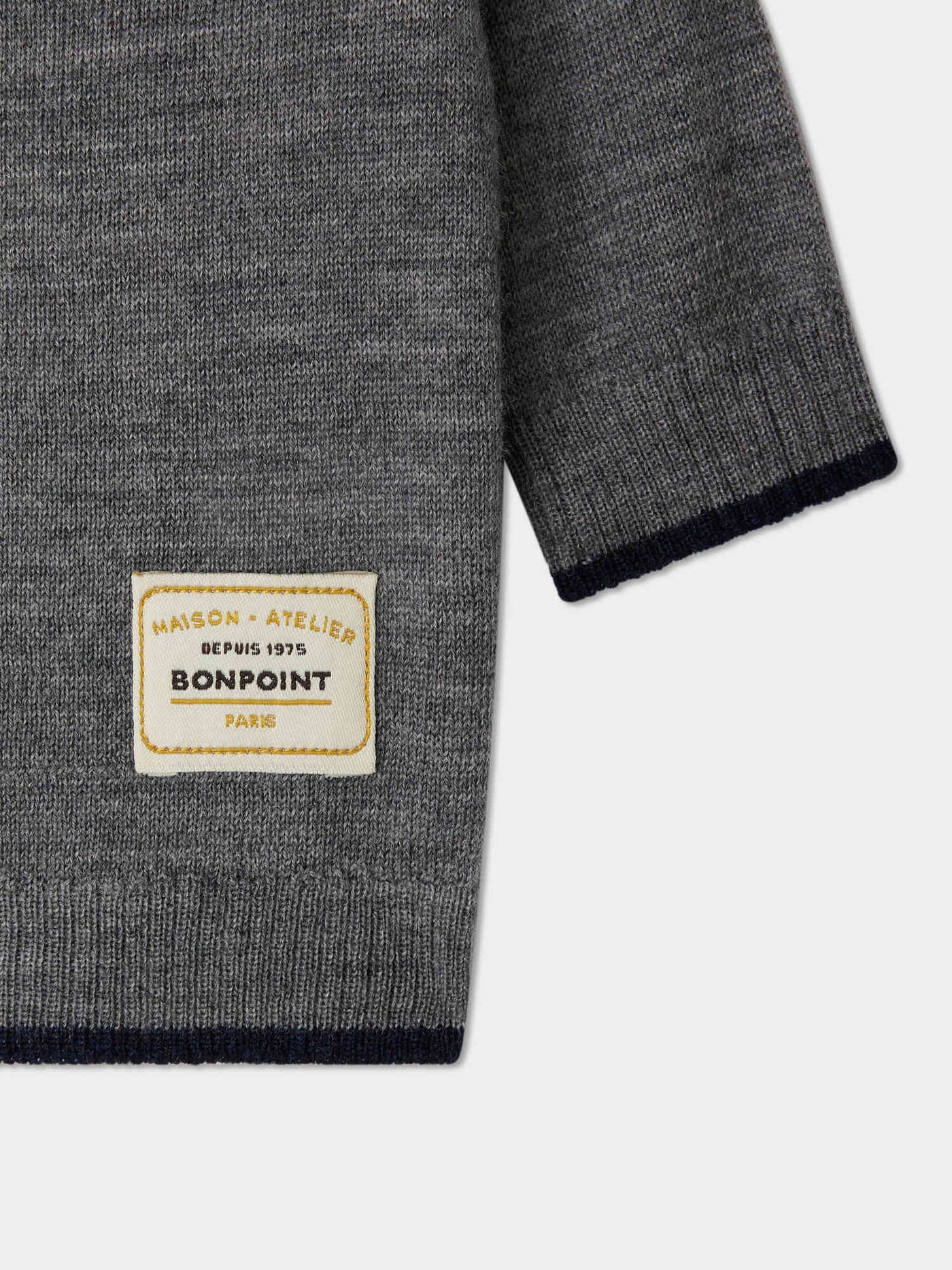 Teotim cardigan in gray wool