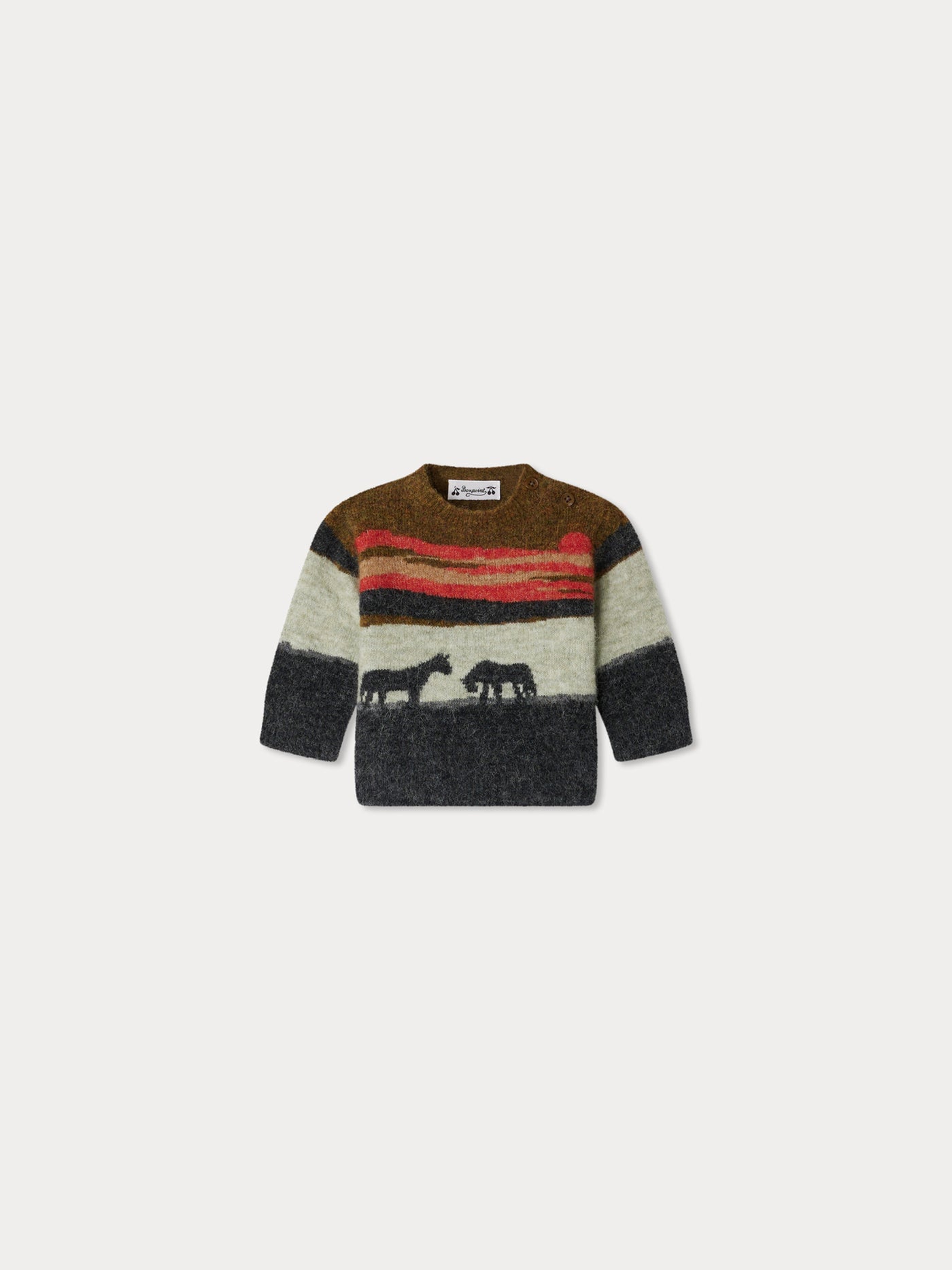 Almire Pullover mit Pferdelandschaft