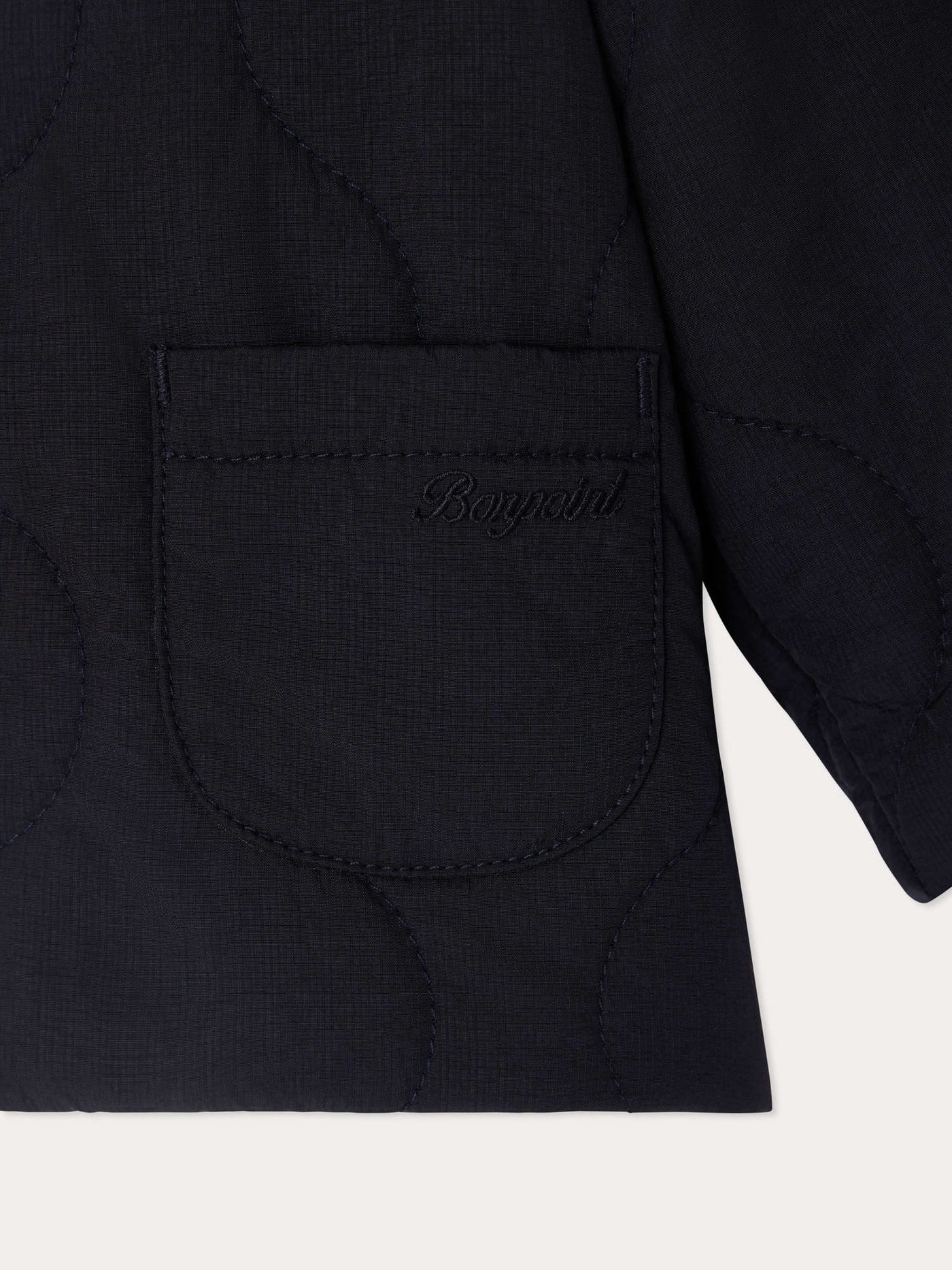 Joseph quilted jacket in black