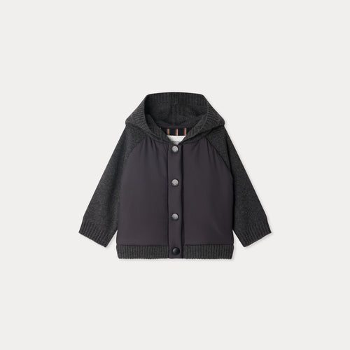 Jepeto – Kapuzenjacke aus Fantasiestrick