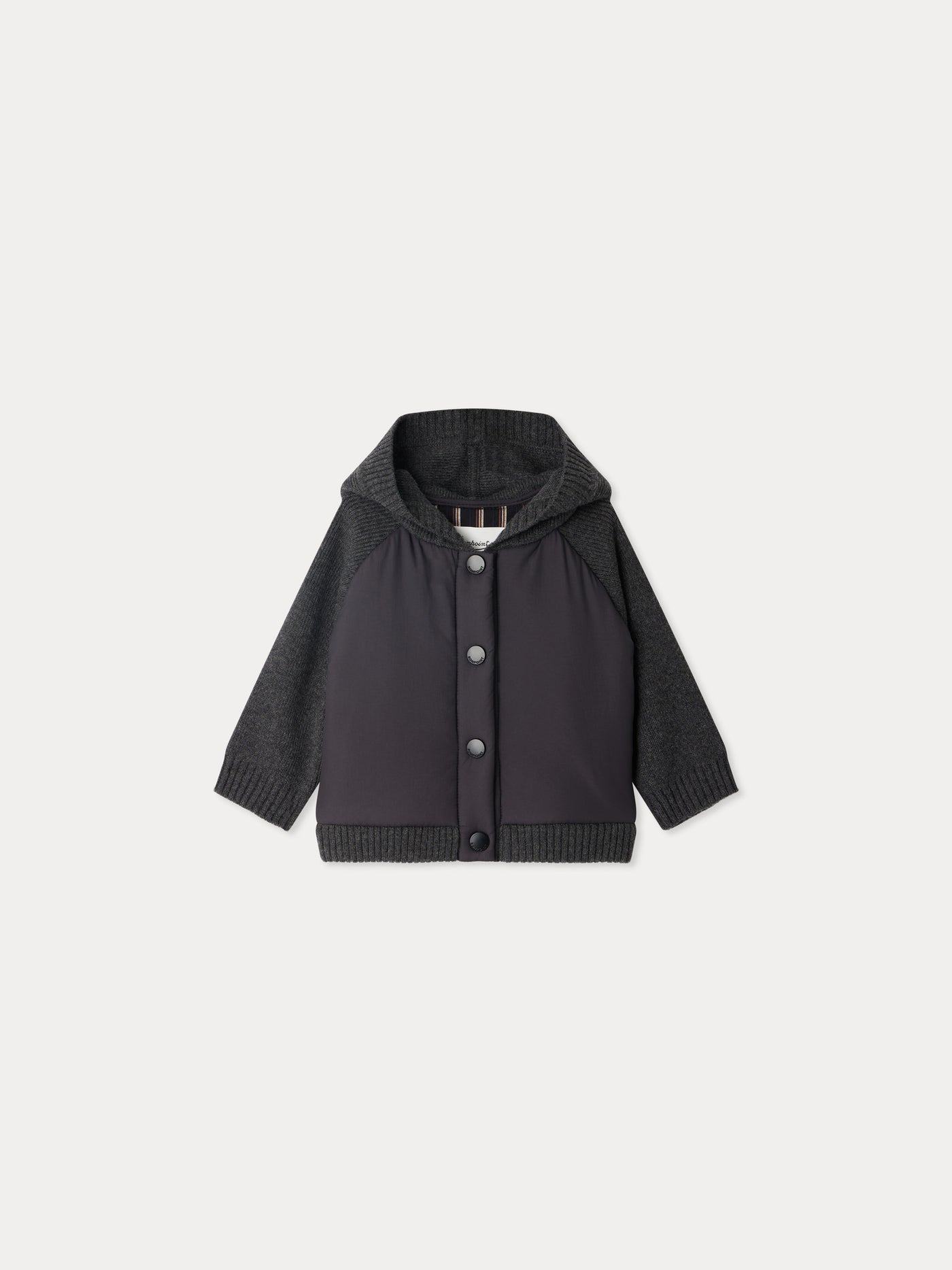 Jepeto – Kapuzenjacke aus Fantasiestrick