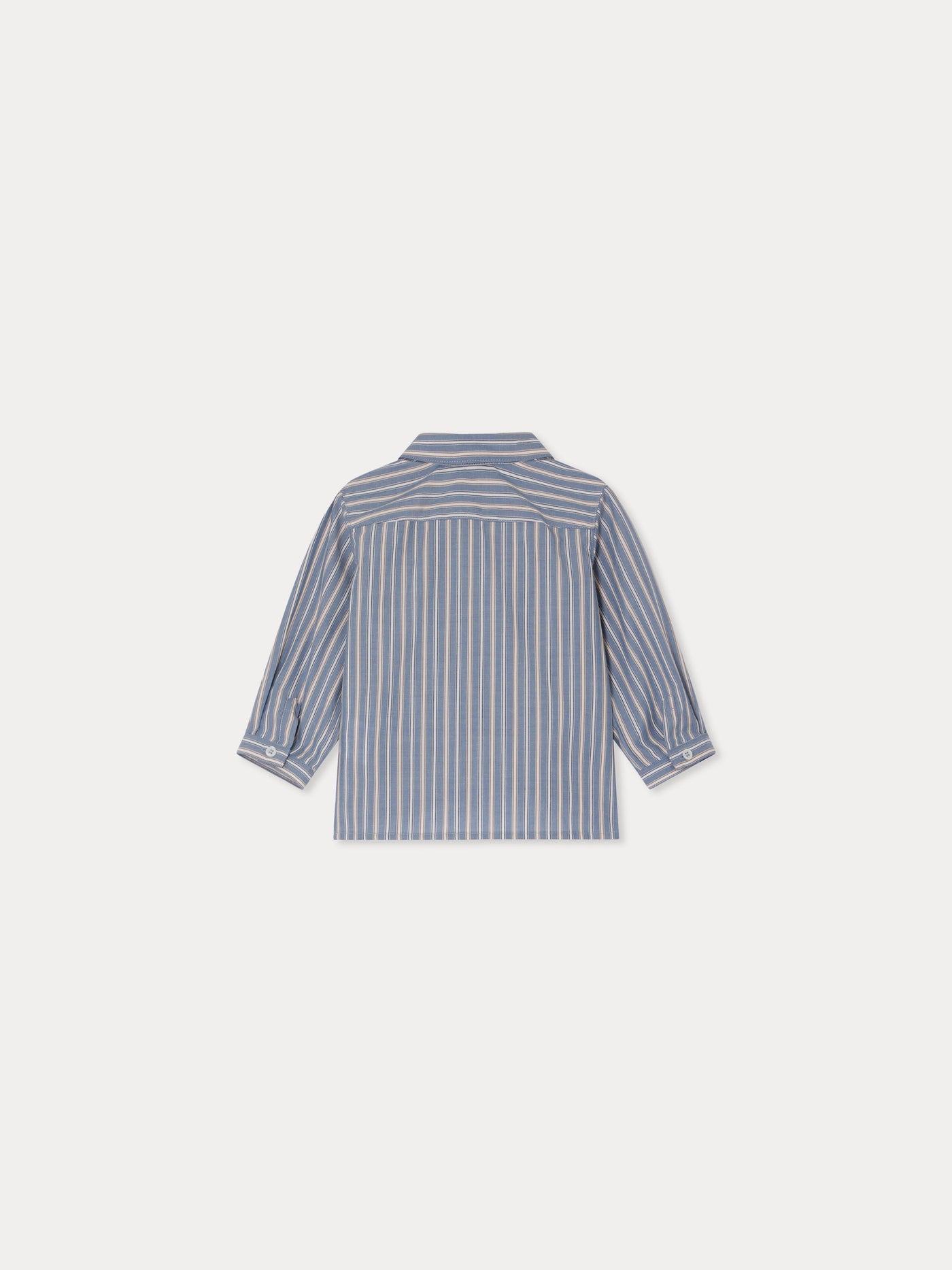 Camicia a righe Mico in popeline di cotone biologico