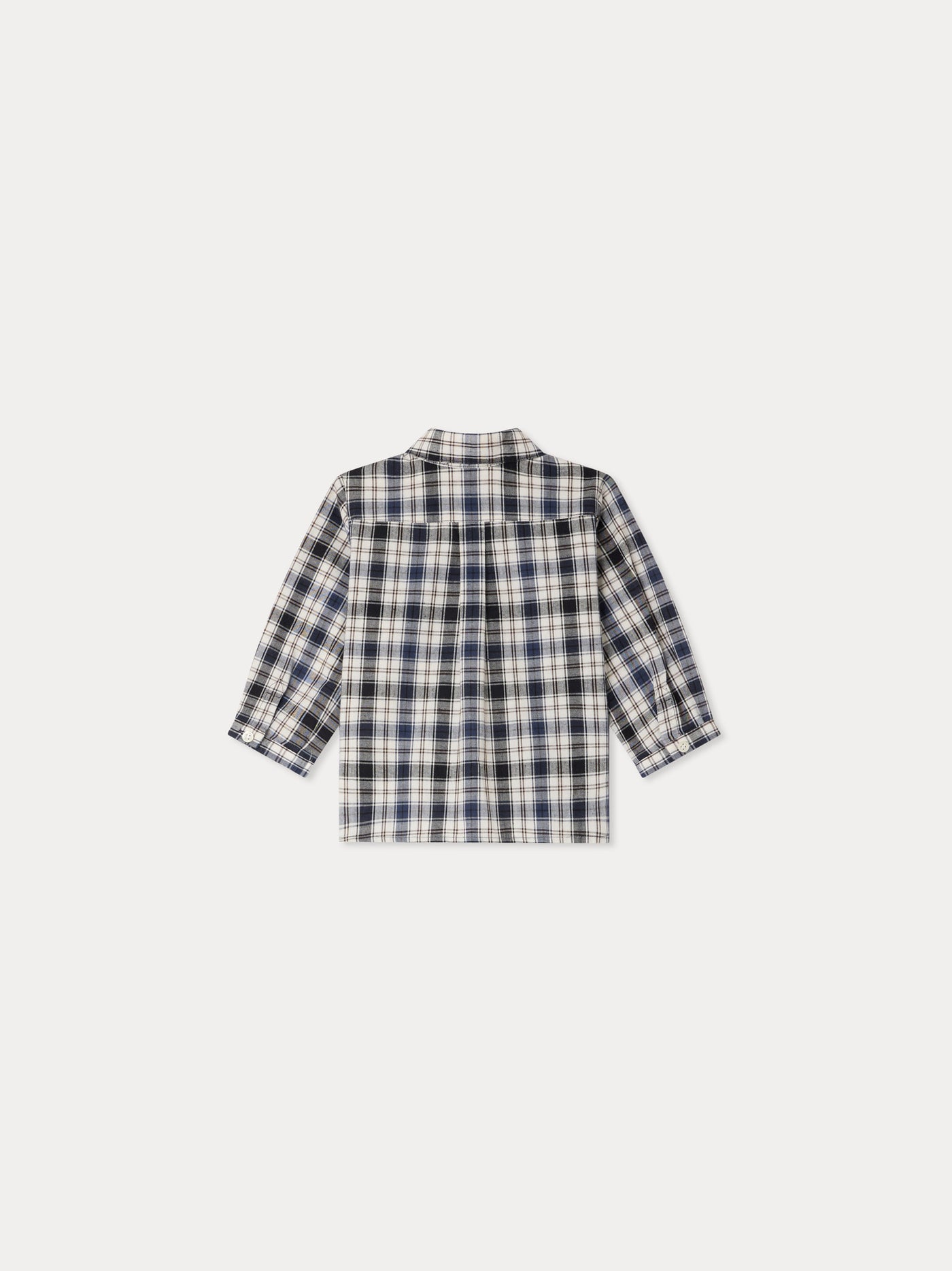Chemise Malo à carreaux en coton biologique