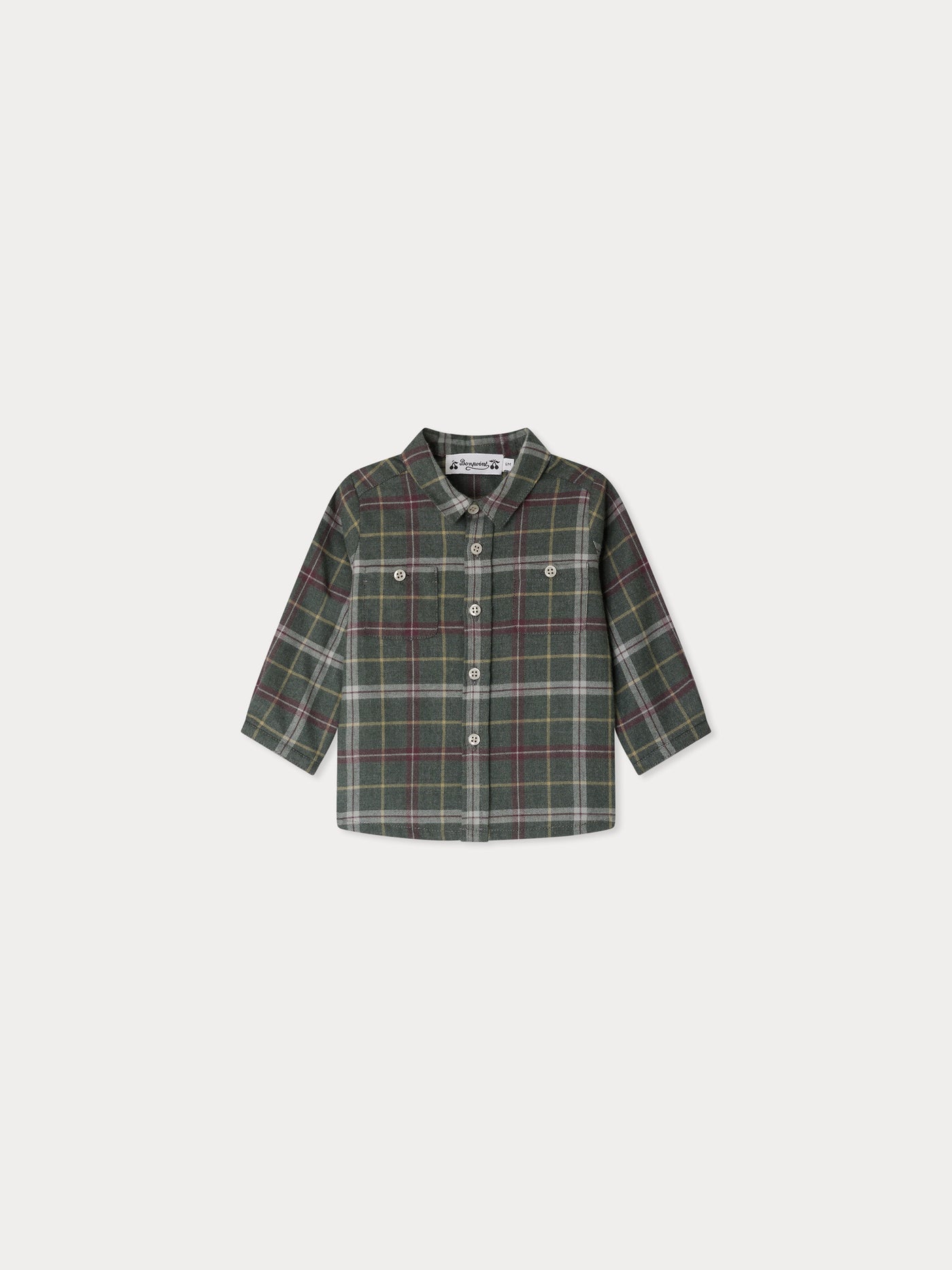 Chemise Mico à carreaux en coton