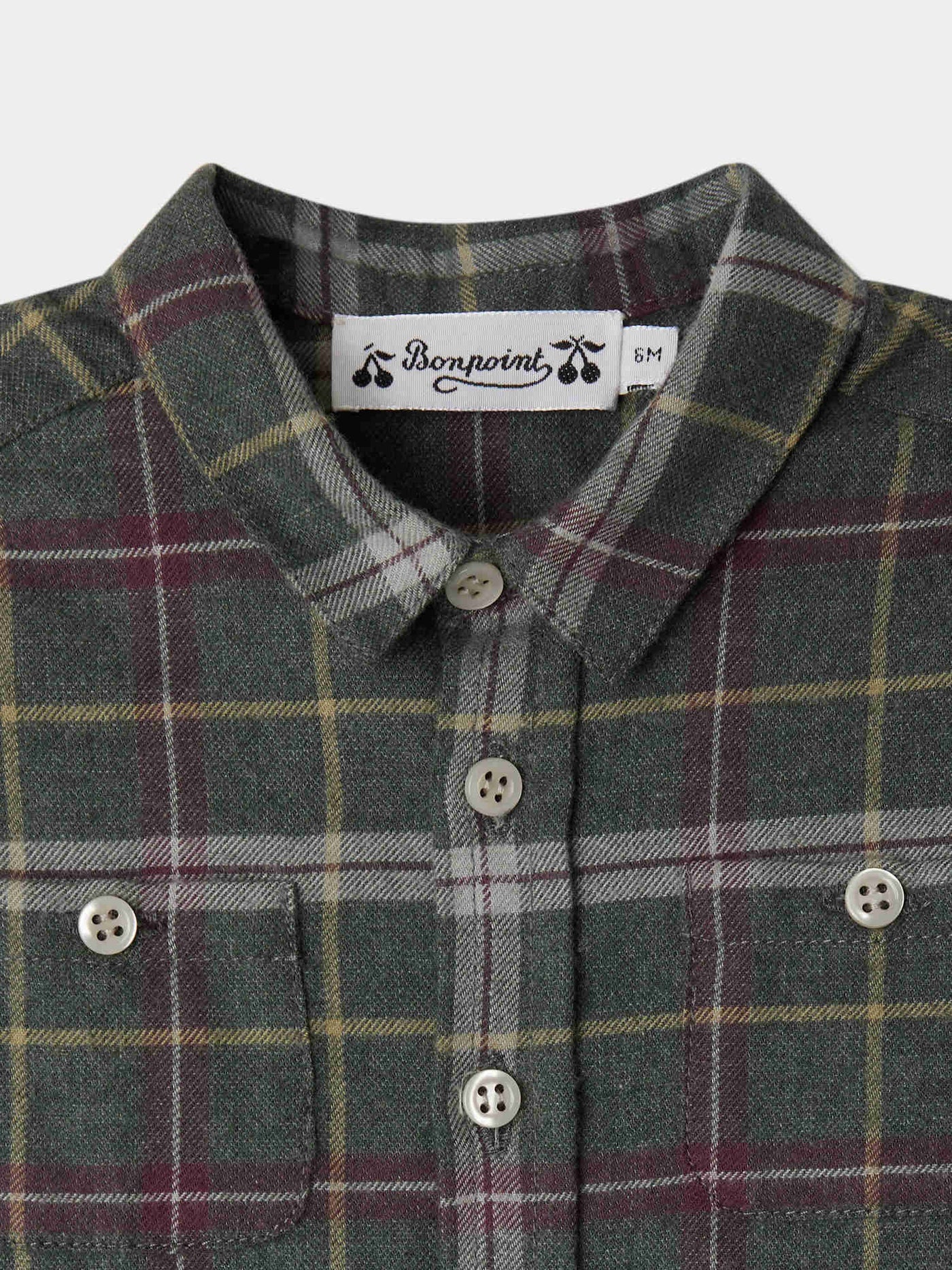 Chemise Mico à carreaux en coton