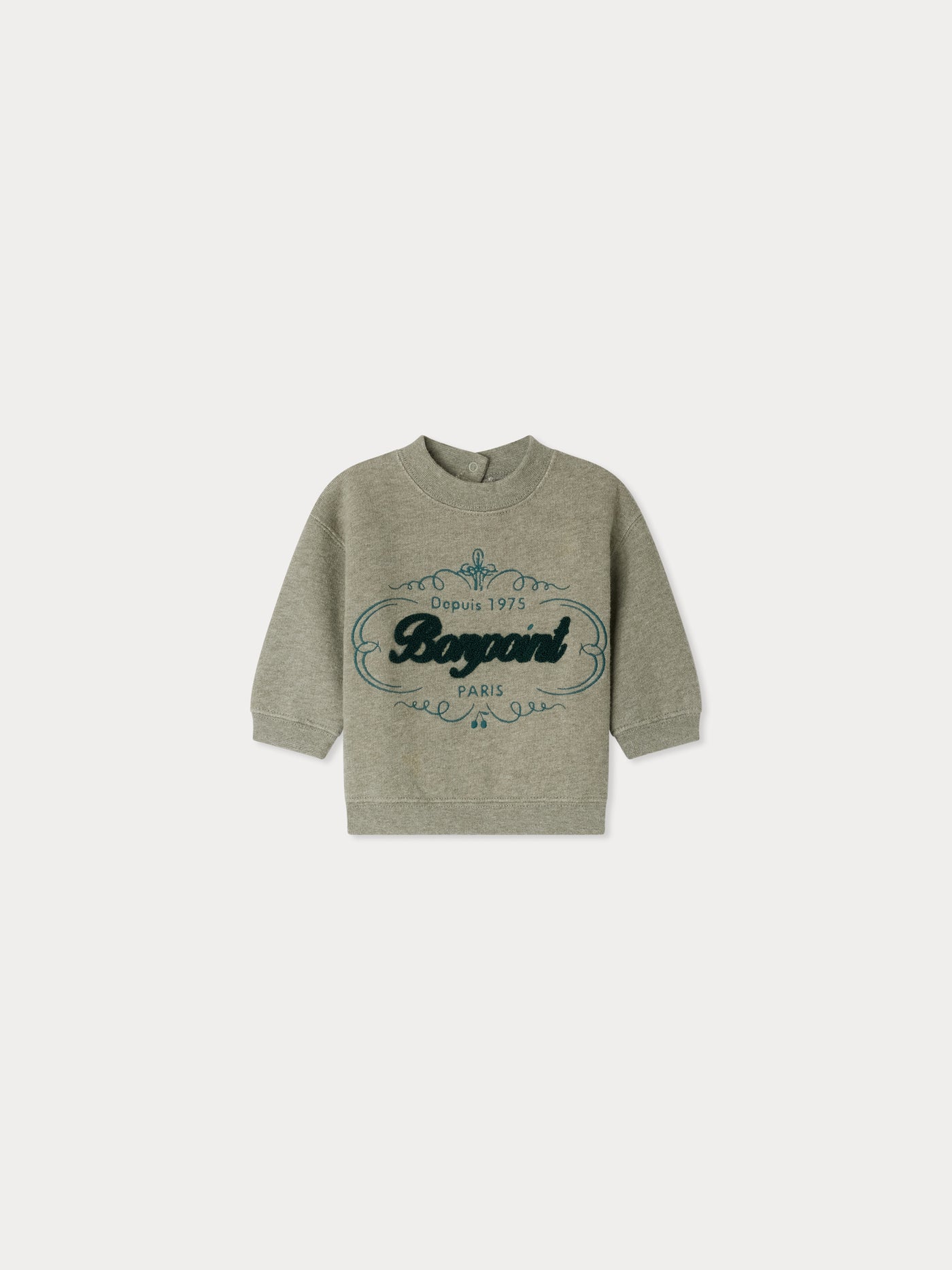 Dady-Sweatshirt mit gesticktem Bonpoint Heritage-Logo aus Bio-Baumwolle