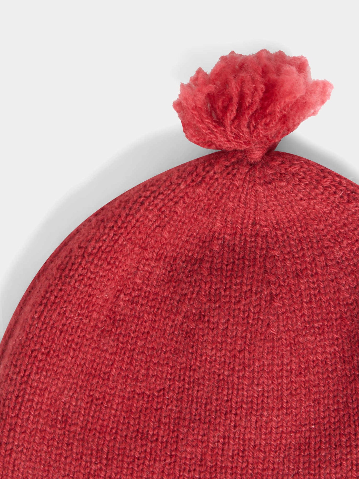 Bonnet Tinna en cachemire framboise