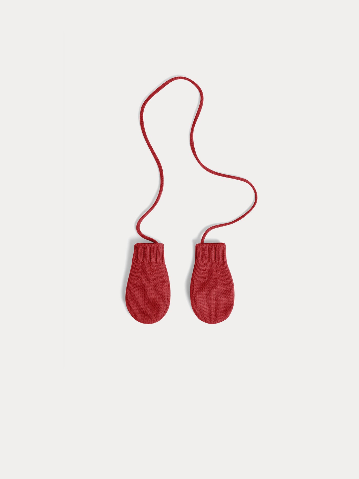 Moufles Thuri en cachemire framboise