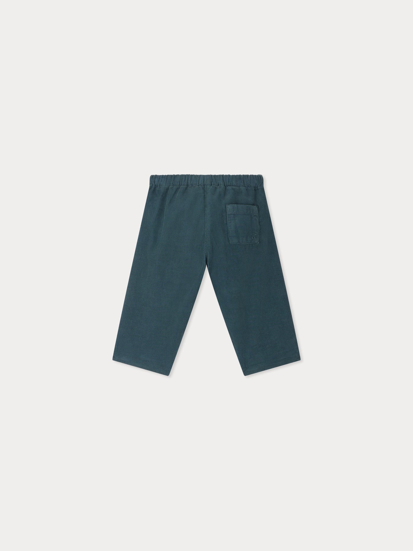 Dandyhose aus grünem Bio-Baumwollsamt