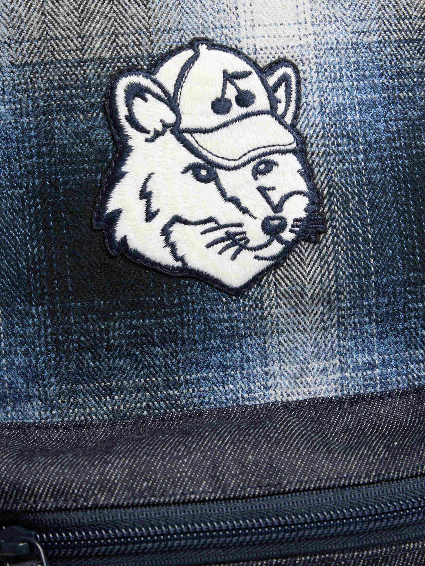 Bonpoint x Maison Kitsuné sac Gania en denim