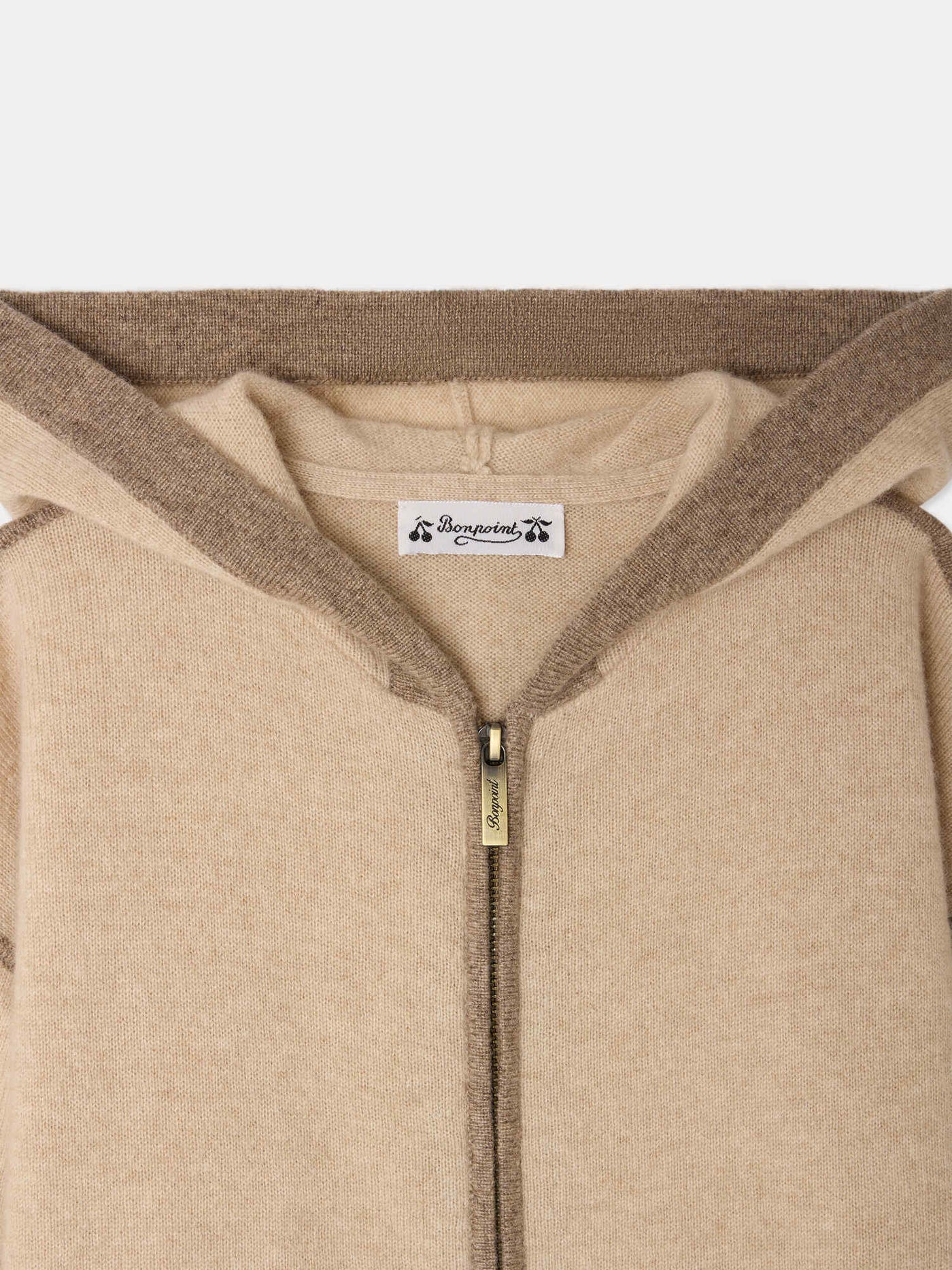 Cardigan Malik mit Reißverschluss aus Kaschmir