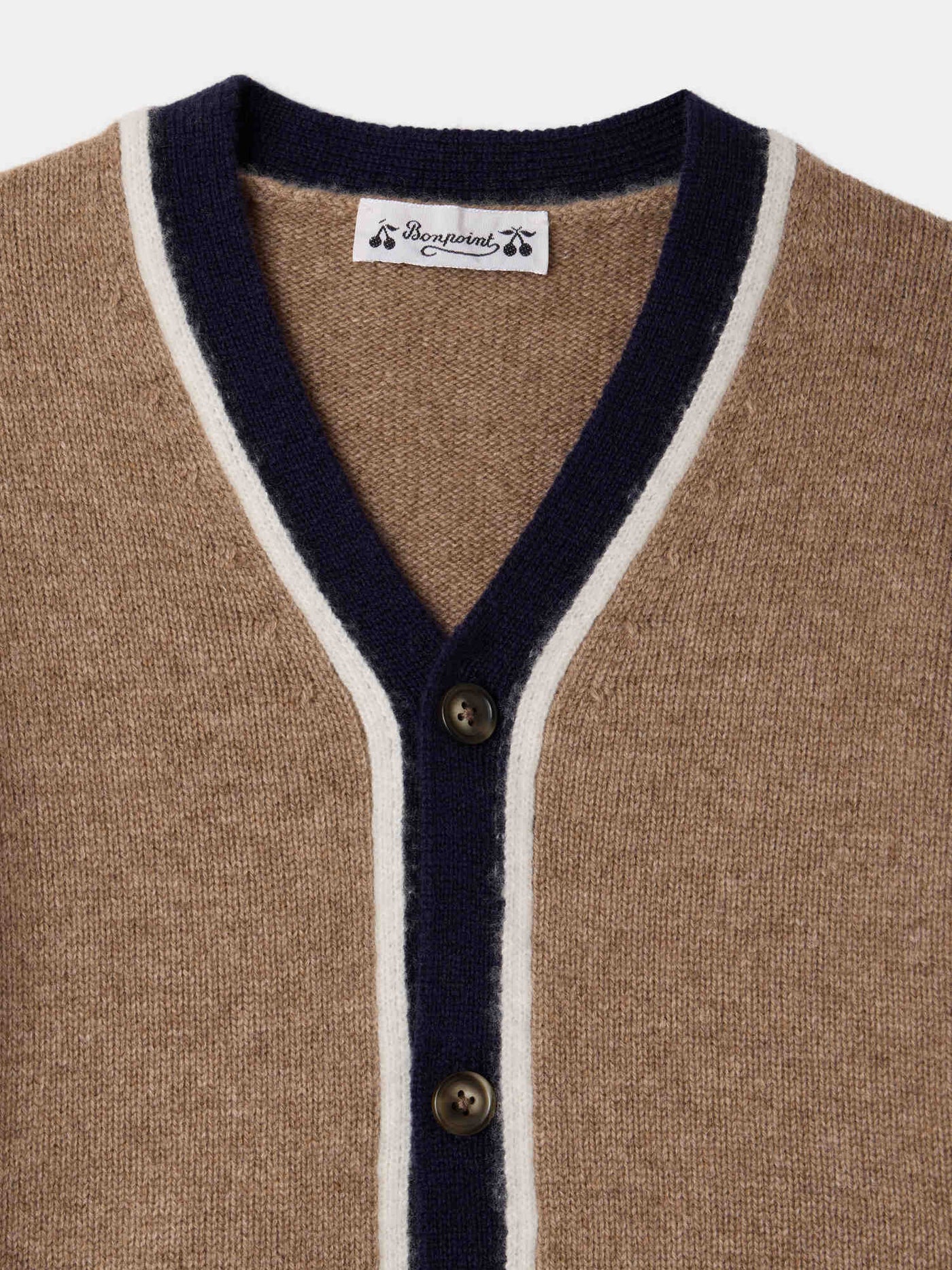 Cardigan Garfield col V en cachemire