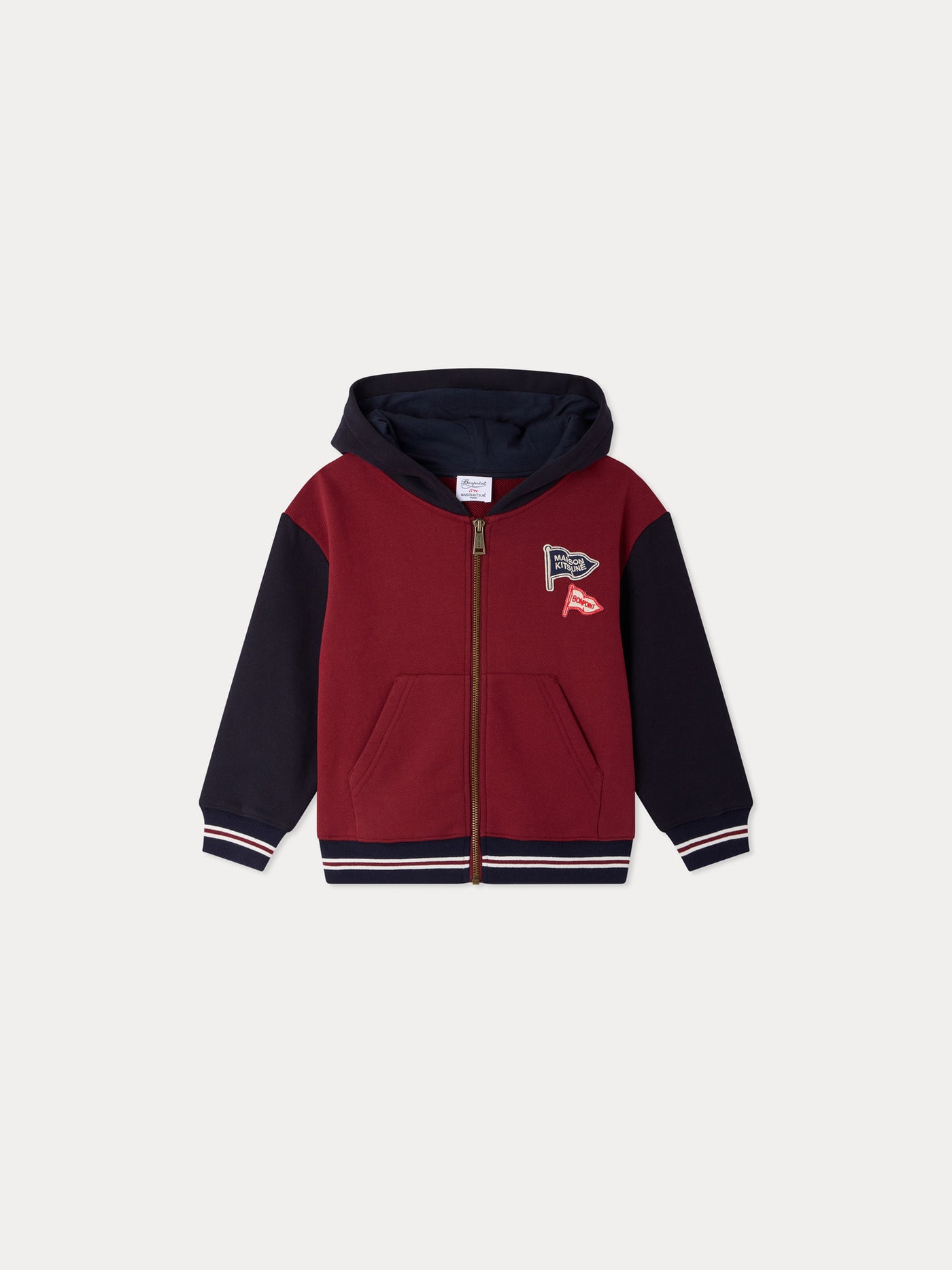 Bonpoint x Maison Kitsuné felpa Matvey in cotone biologico