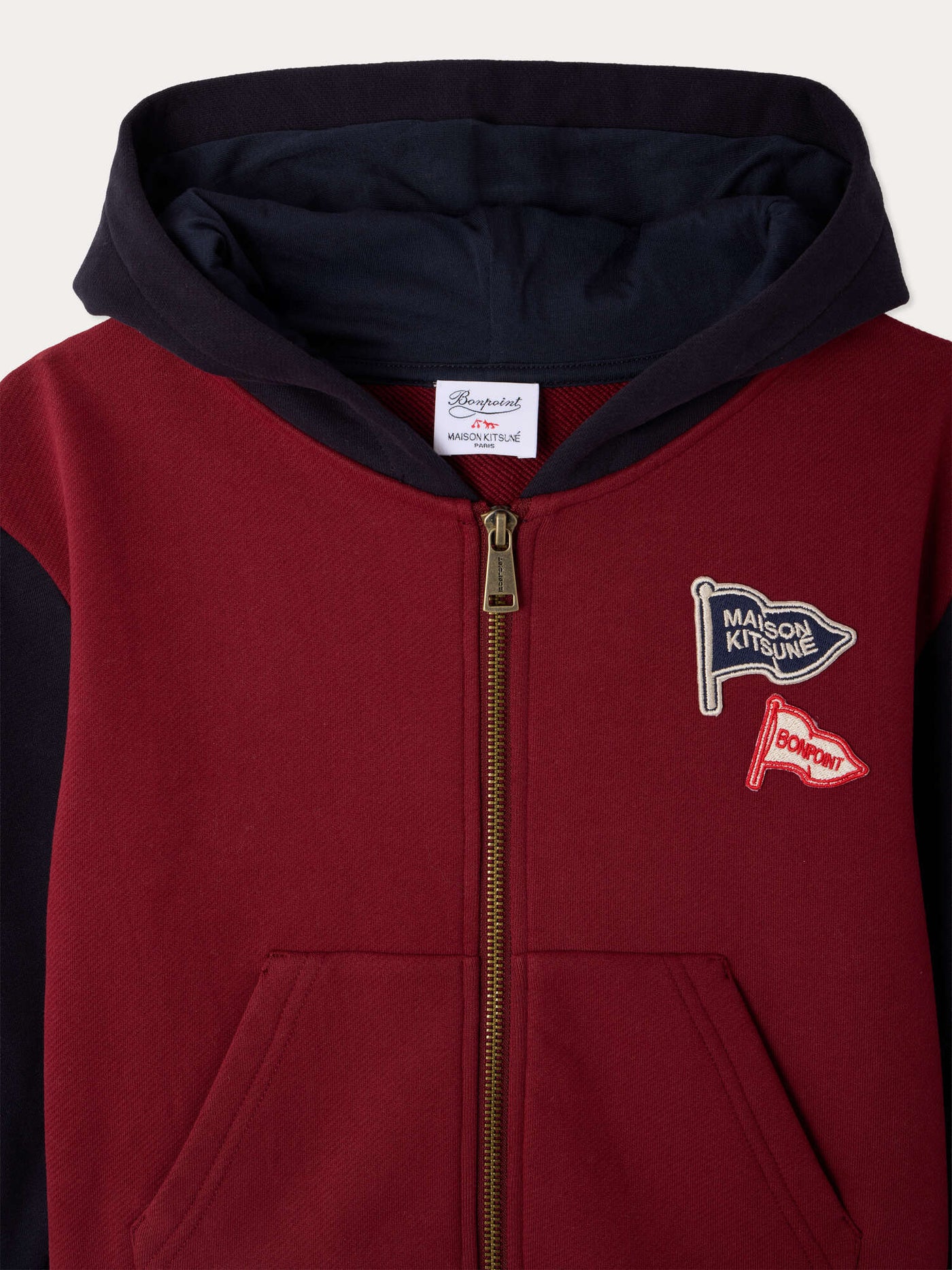 Bonpoint x Maison Kitsuné felpa Matvey in cotone biologico