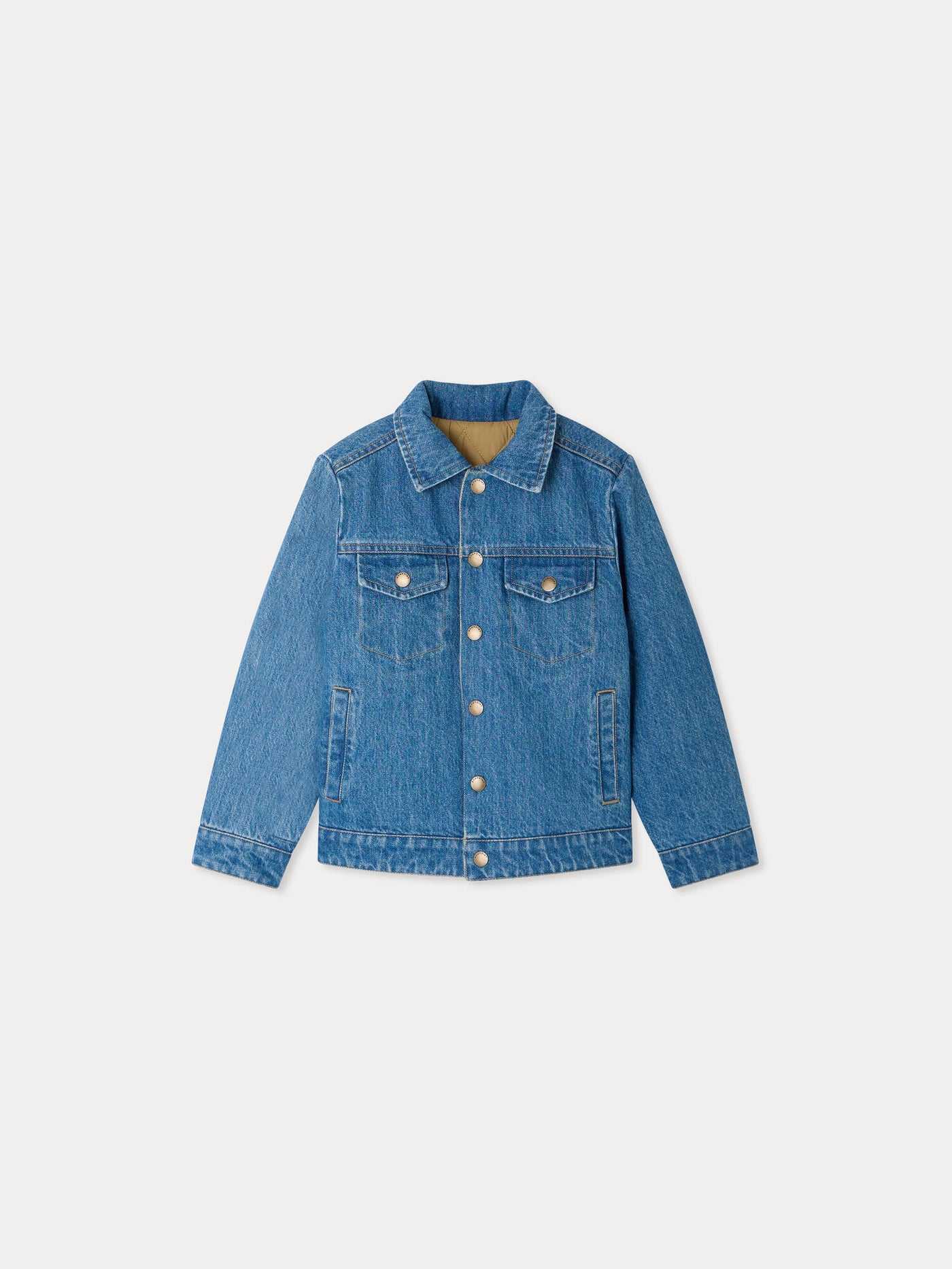 Veste réversible Marvin avec broderie au dos en coton biologique