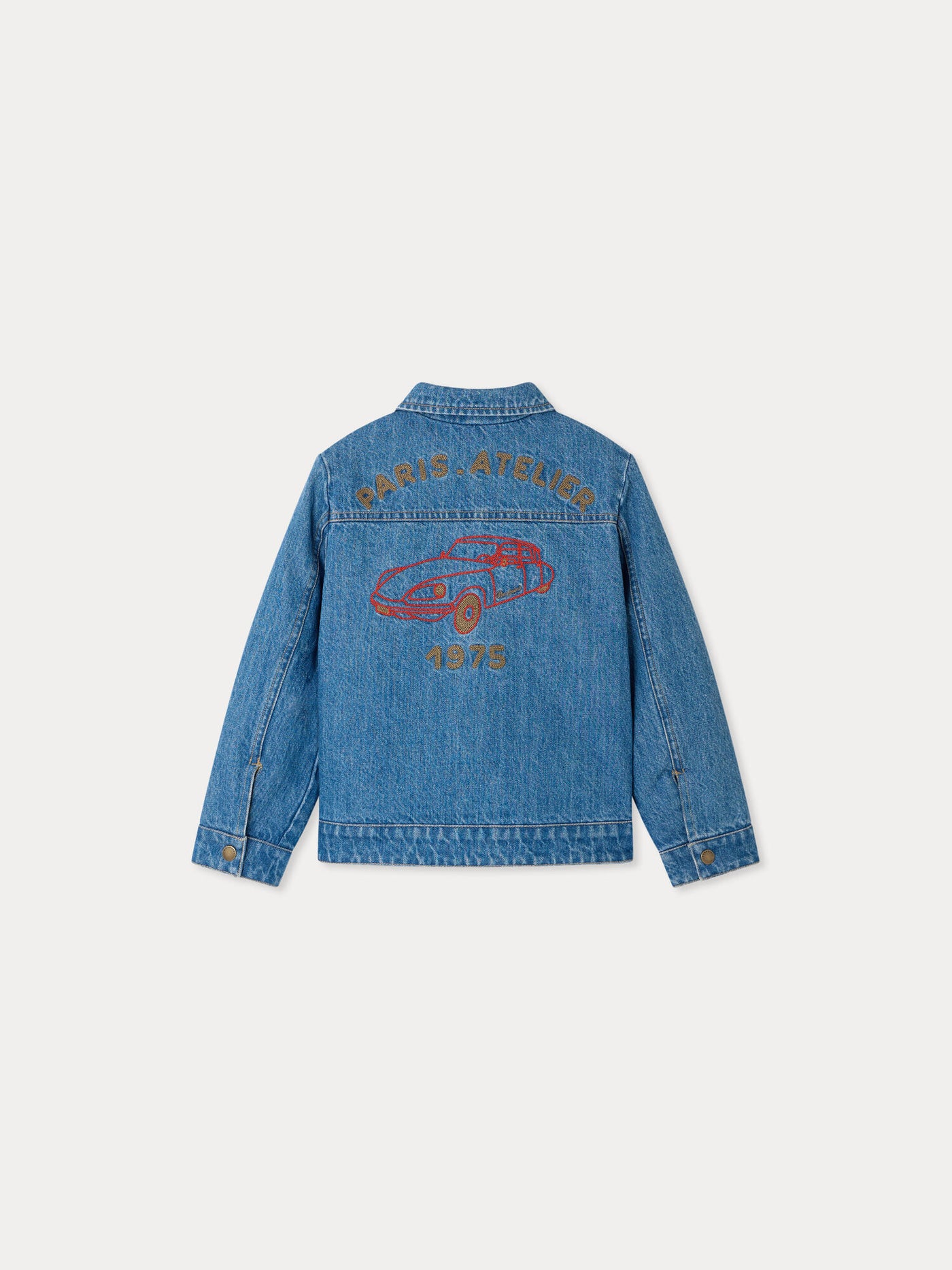 Veste réversible Marvin avec broderie au dos en coton biologique