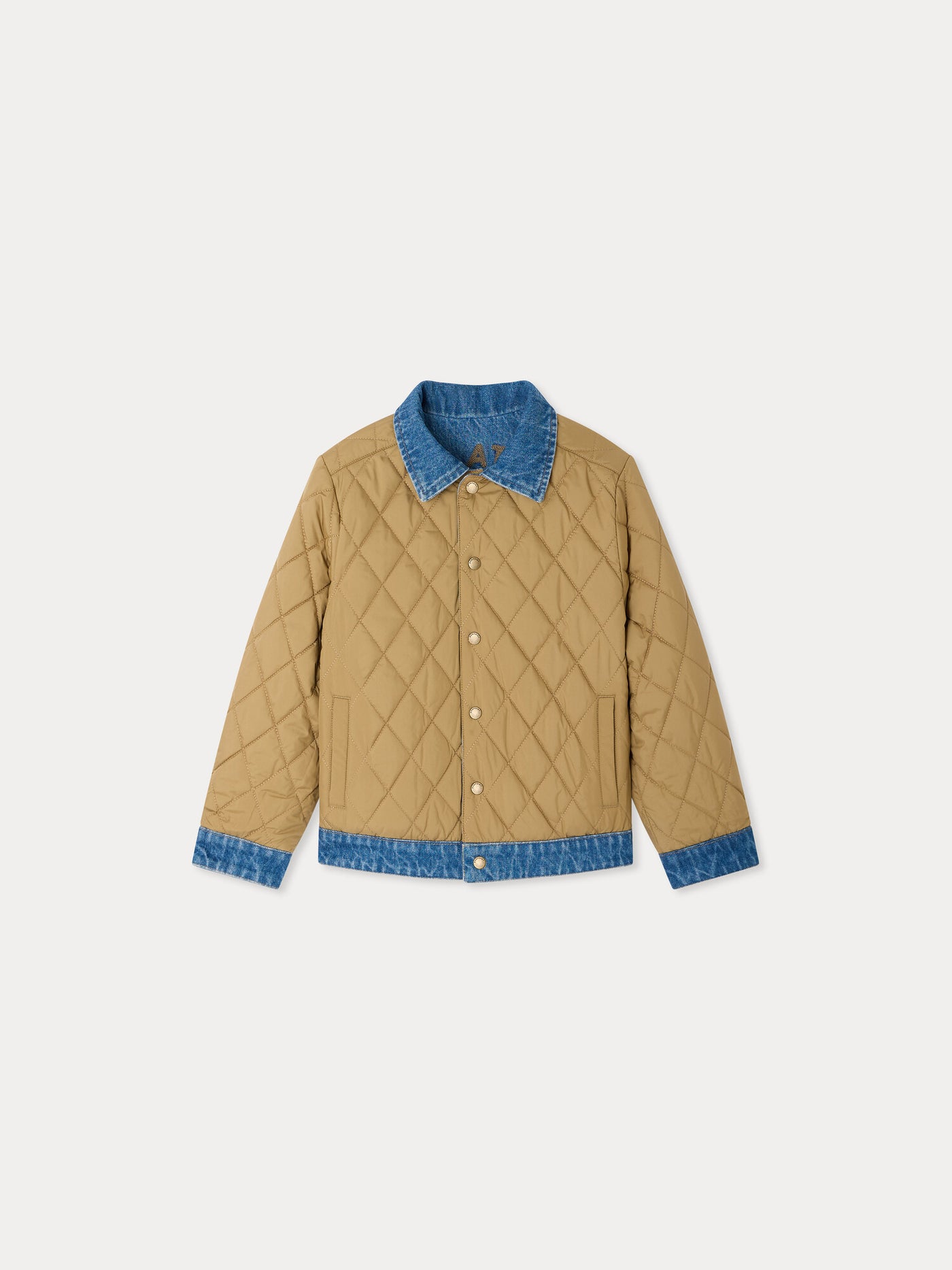 Veste réversible Marvin avec broderie au dos en coton biologique