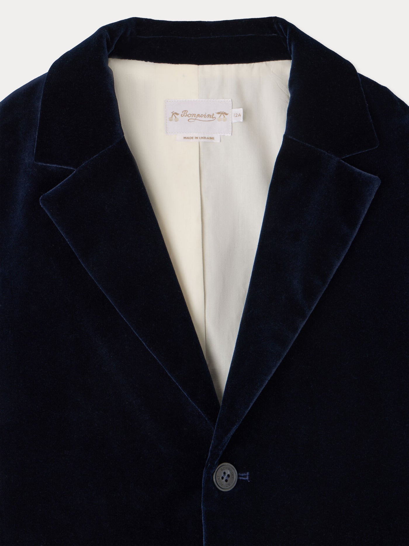 Veste tailleur Teo en velours de coton biologique