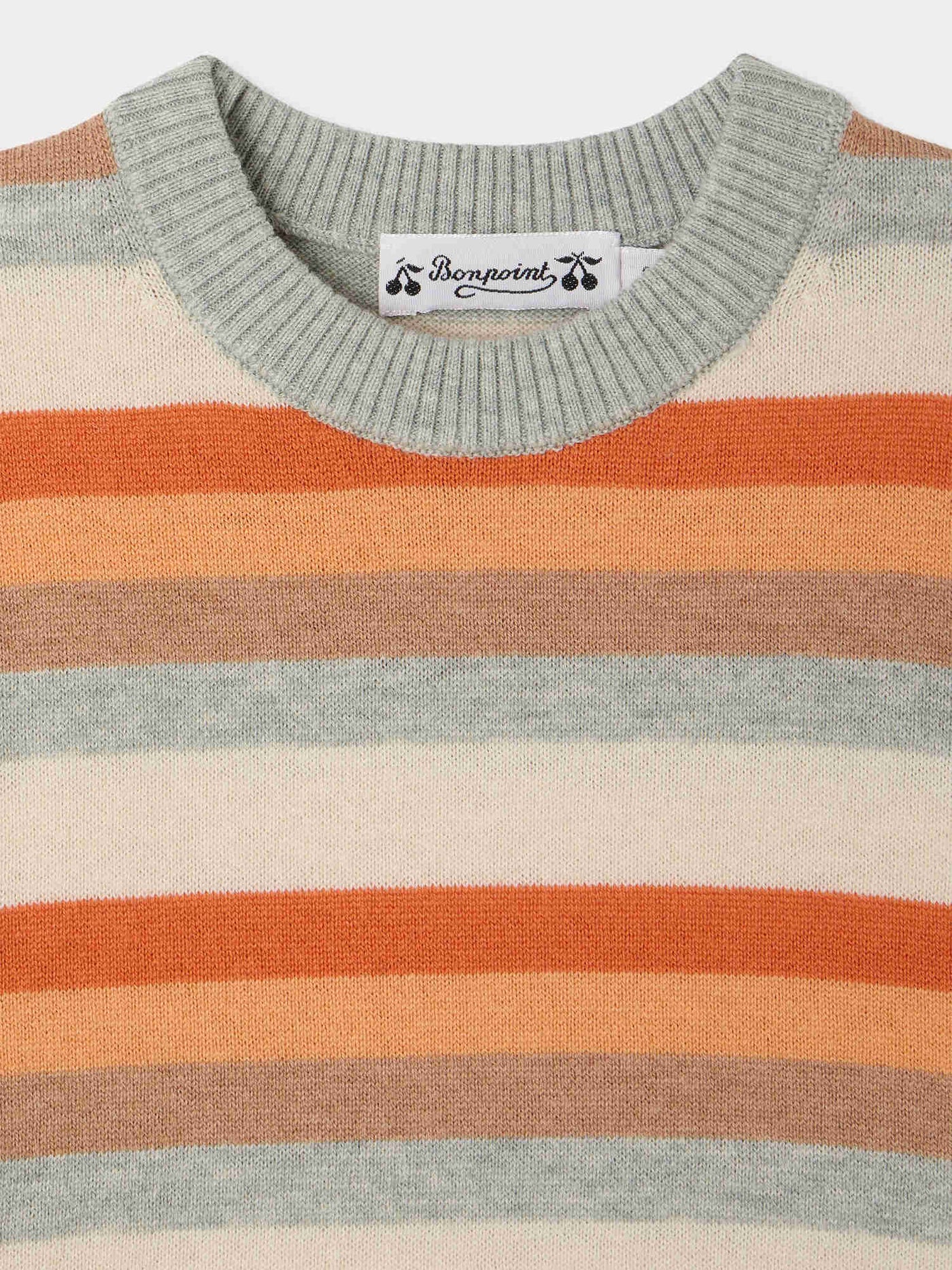 Pullover Branco mit bunten Streifen