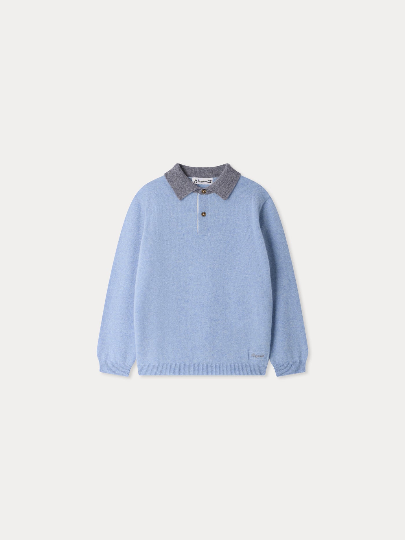 Pullover Jameson mit Kontrastkragen aus Kaschmir