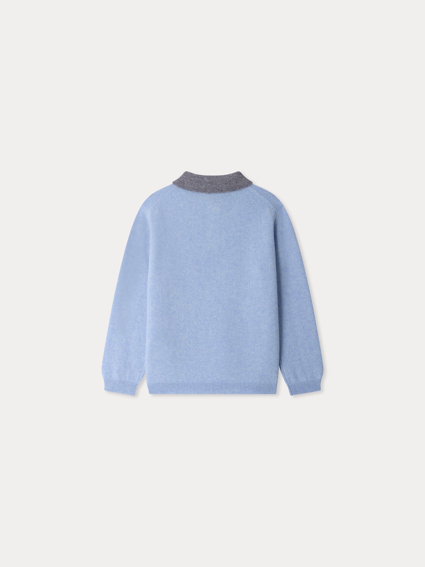 Pullover Jameson mit Kontrastkragen aus Kaschmir