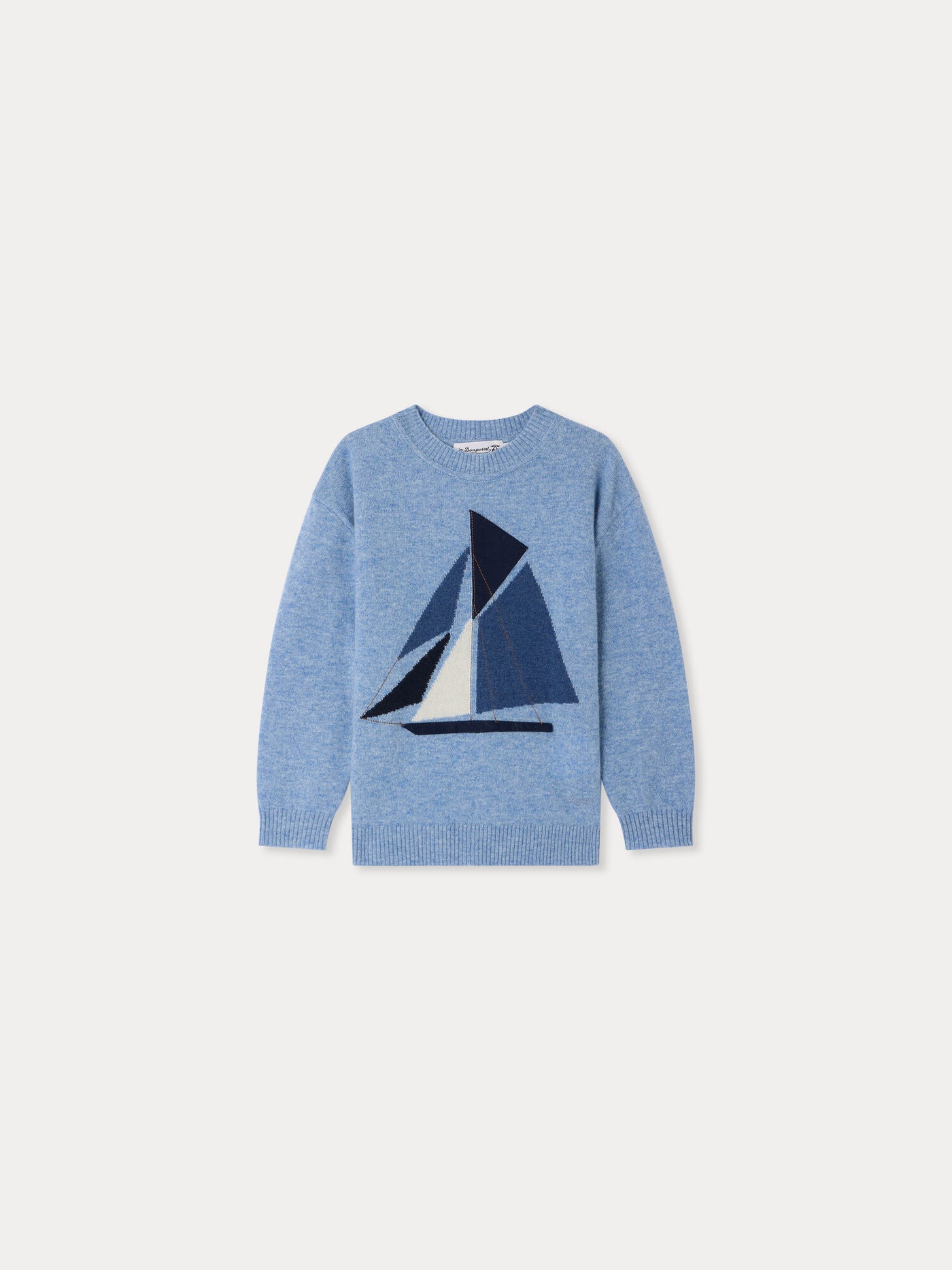Pull Maor à motif bateau en cachemire