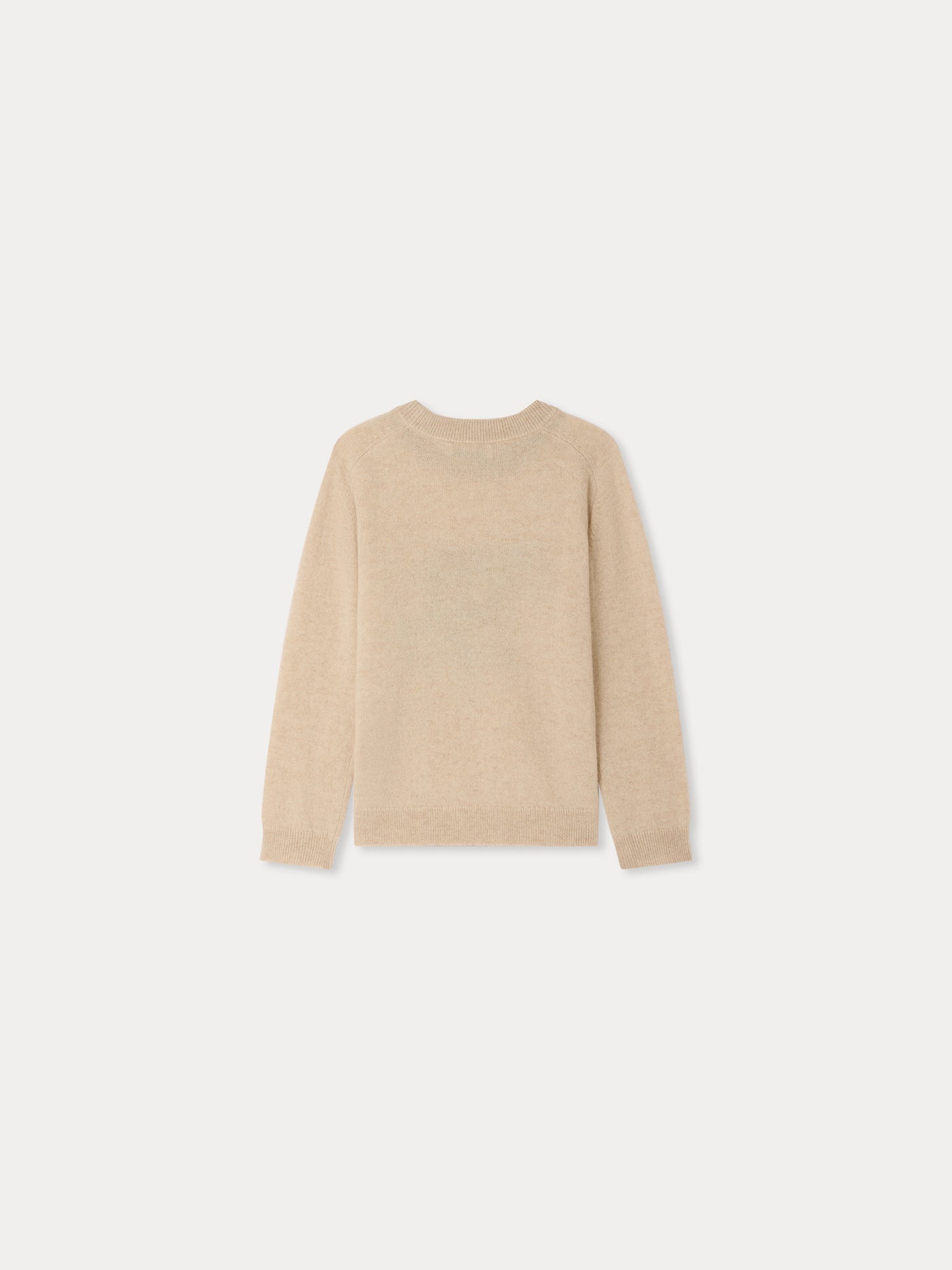Pullover Berlioz mit Rundhalsausschnitt und Bärenmotiv aus Kaschmir