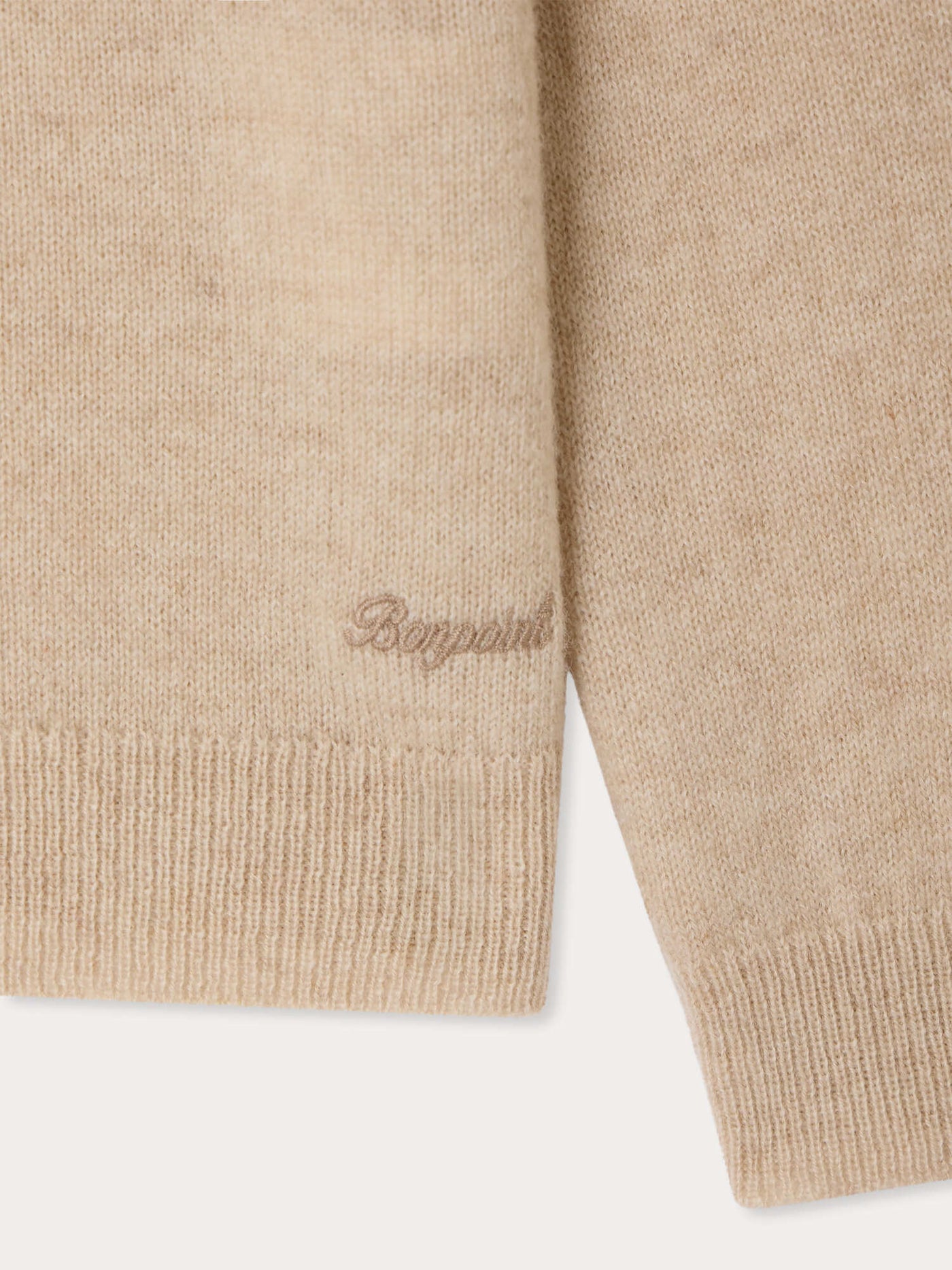 Pullover Berlioz mit Rundhalsausschnitt und Bärenmotiv aus Kaschmir