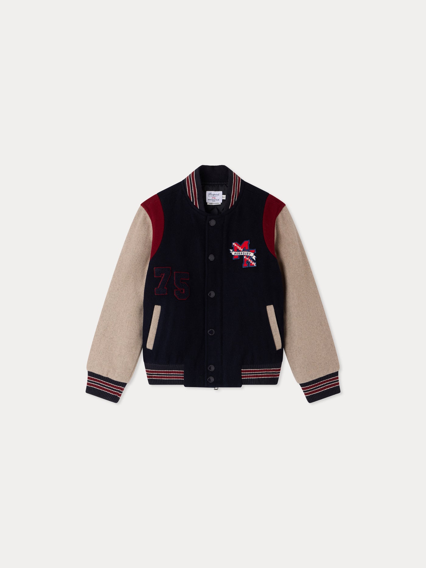 Bonpoint x Maison Kitsuné Teddyjacke Maverick wattiert