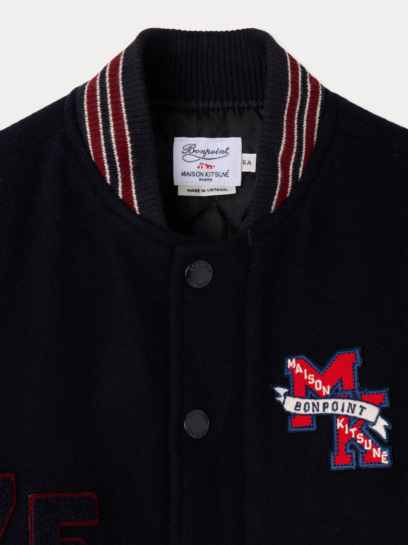 Bonpoint x Maison Kitsuné Teddyjacke Maverick wattiert