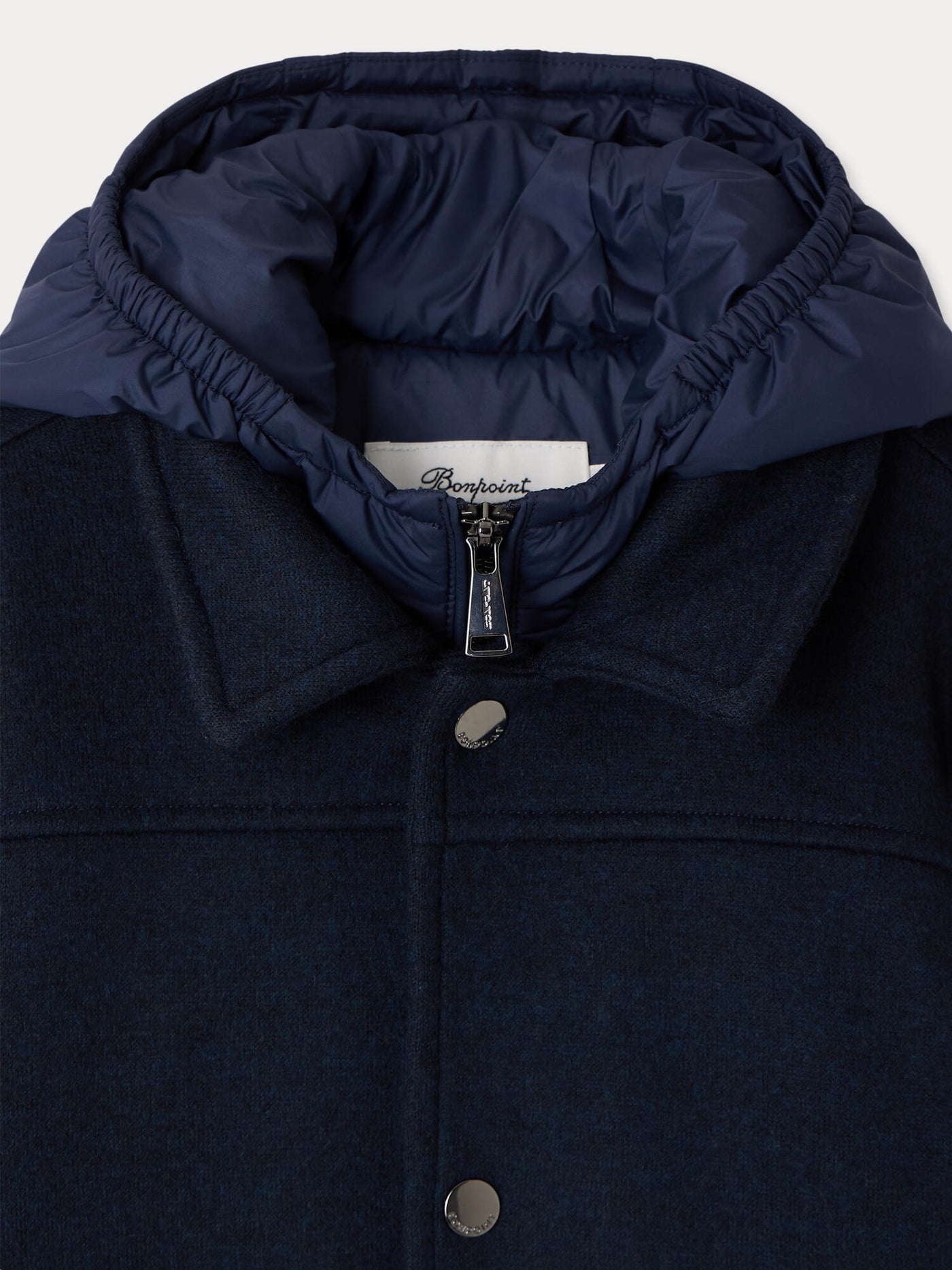 Chaqueta Milad bicolor con cremallera