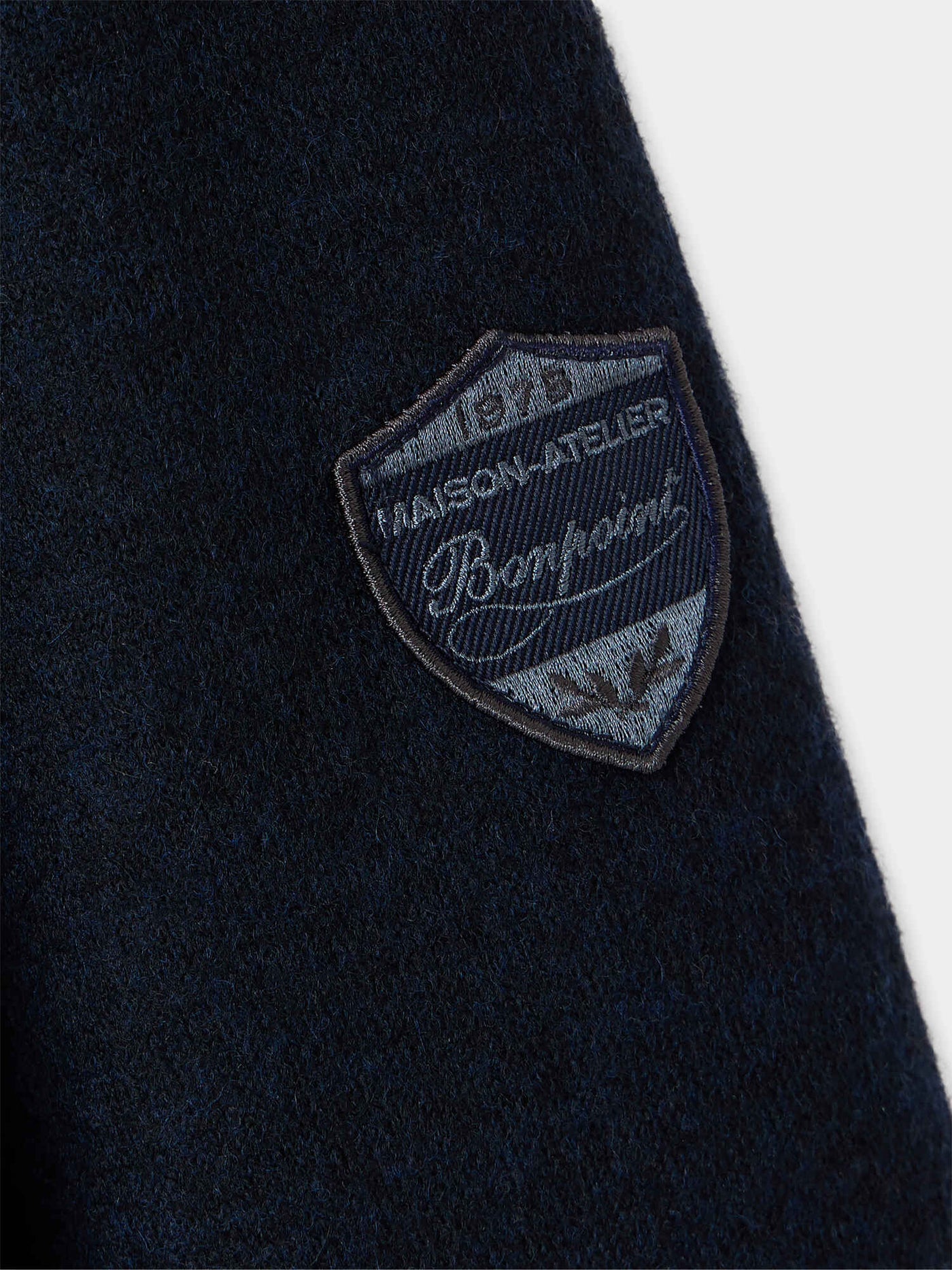 Chaqueta Milad bicolor con cremallera