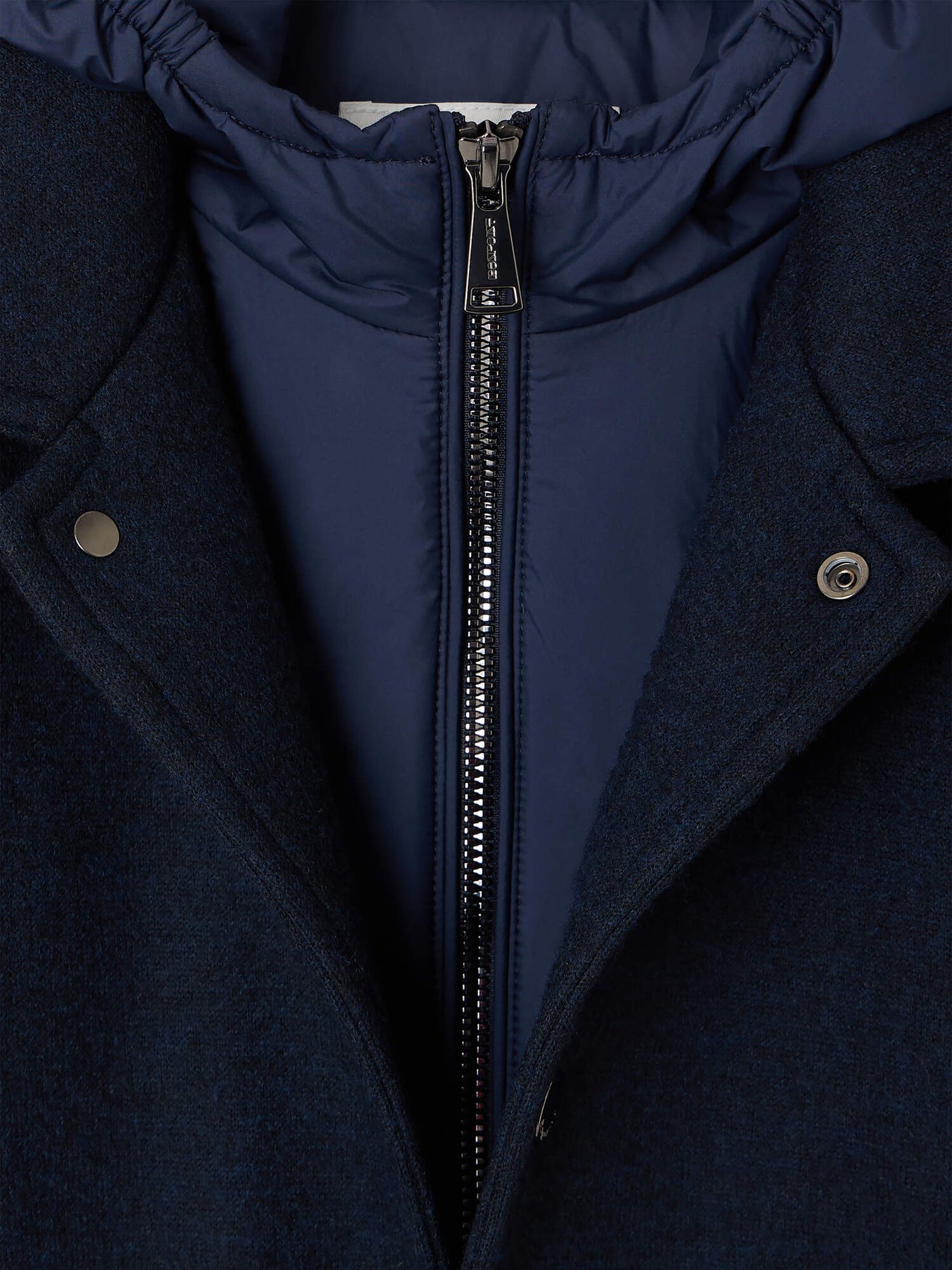Chaqueta Milad bicolor con cremallera