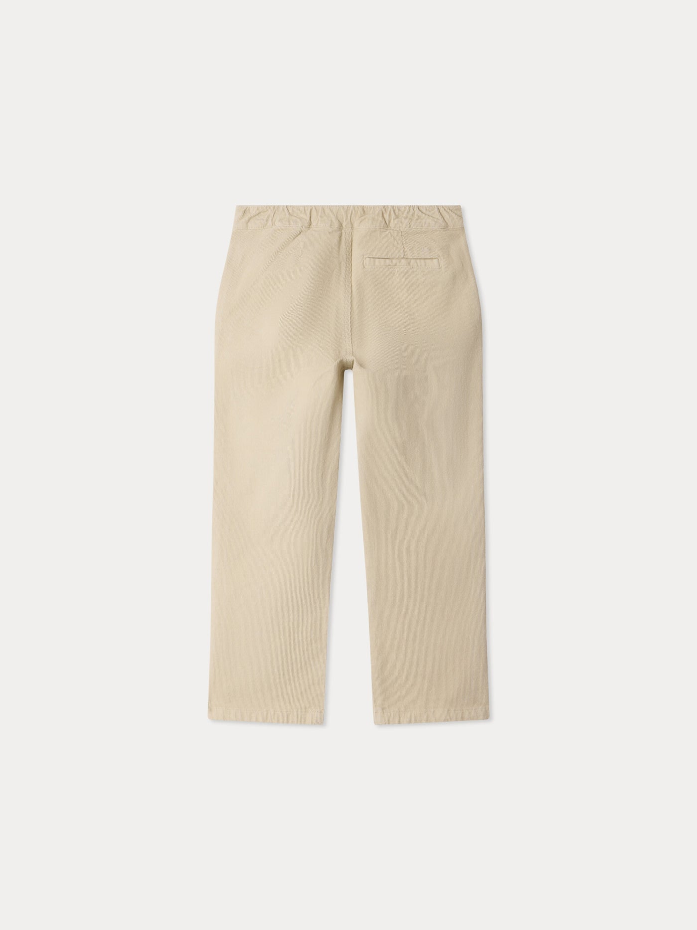Pantalon Mirak droit avec broderie en coton biologique