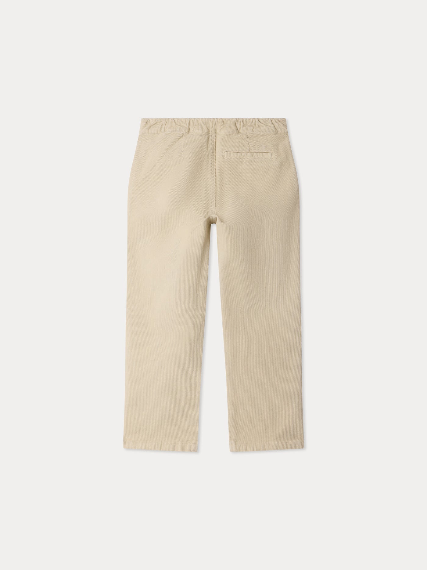 Pantalon Mirak droit avec broderie en coton biologique