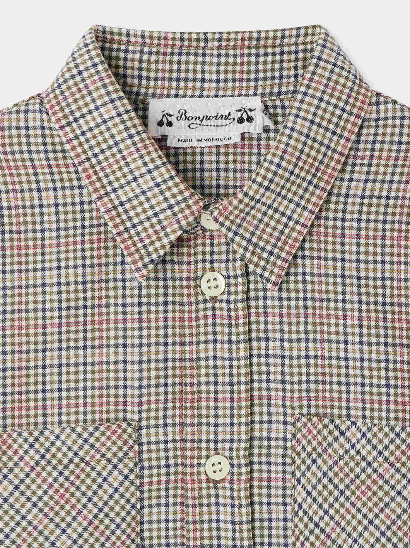 Altman khaki checked shirt