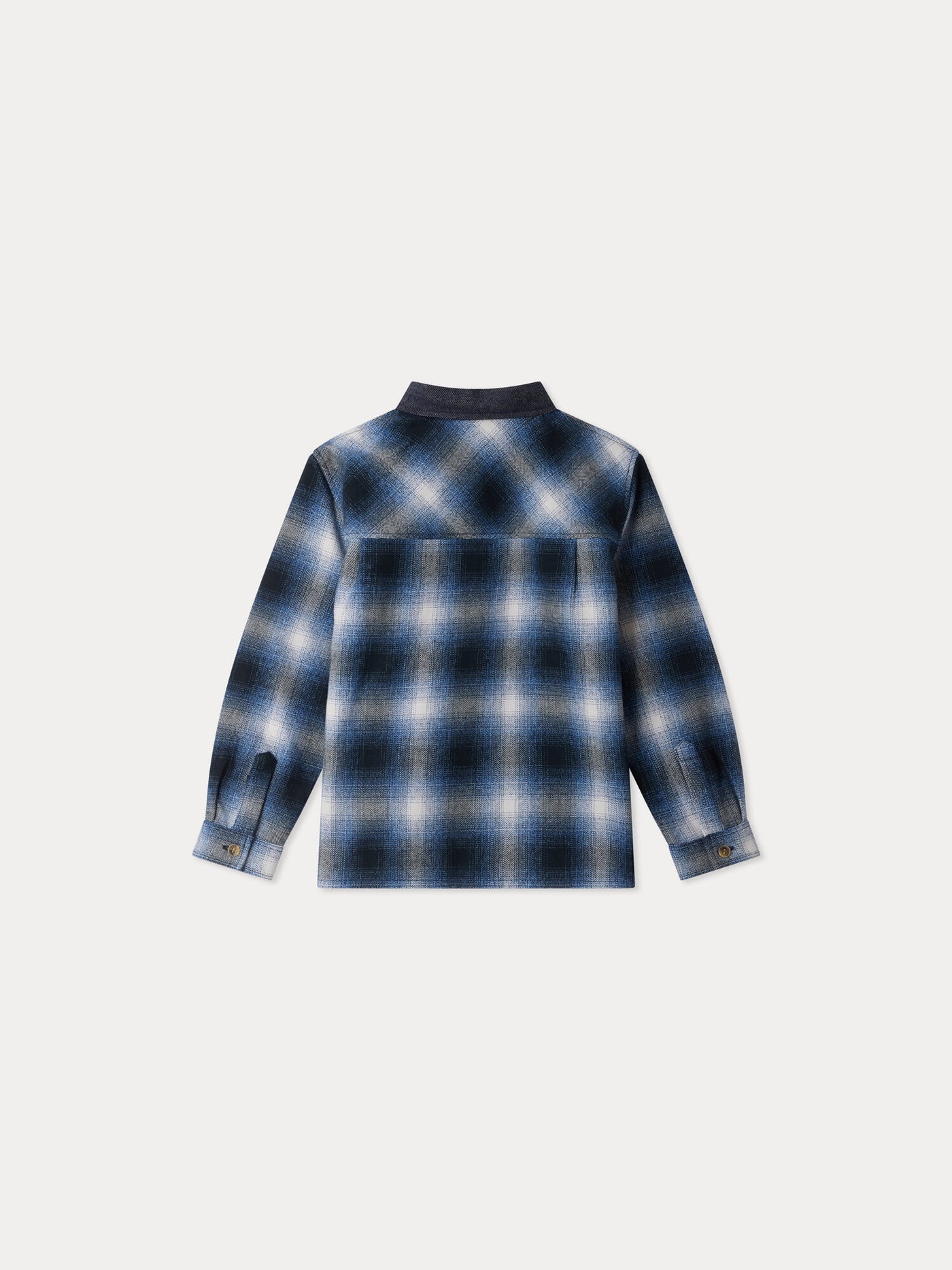 Bonpoint x Maison Kitsuné kariertes Hemd Malek aus Bio-Baumwolle