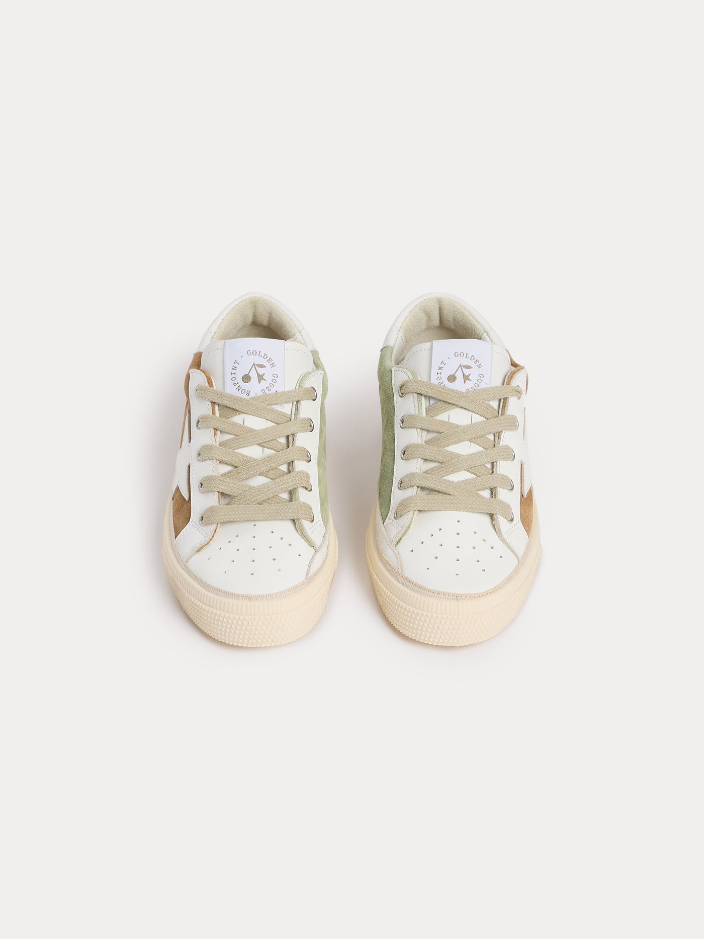 Bonpoint x Golden Goose baskets enfant May beige