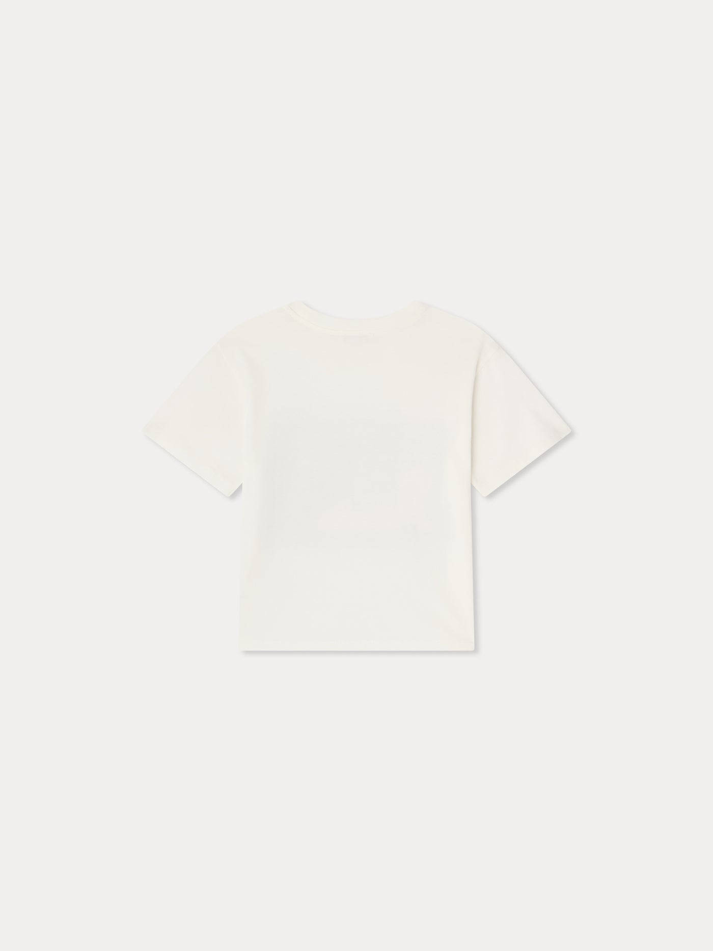 Camiseta Eidan con estampado de taller y coche de algodón orgánico