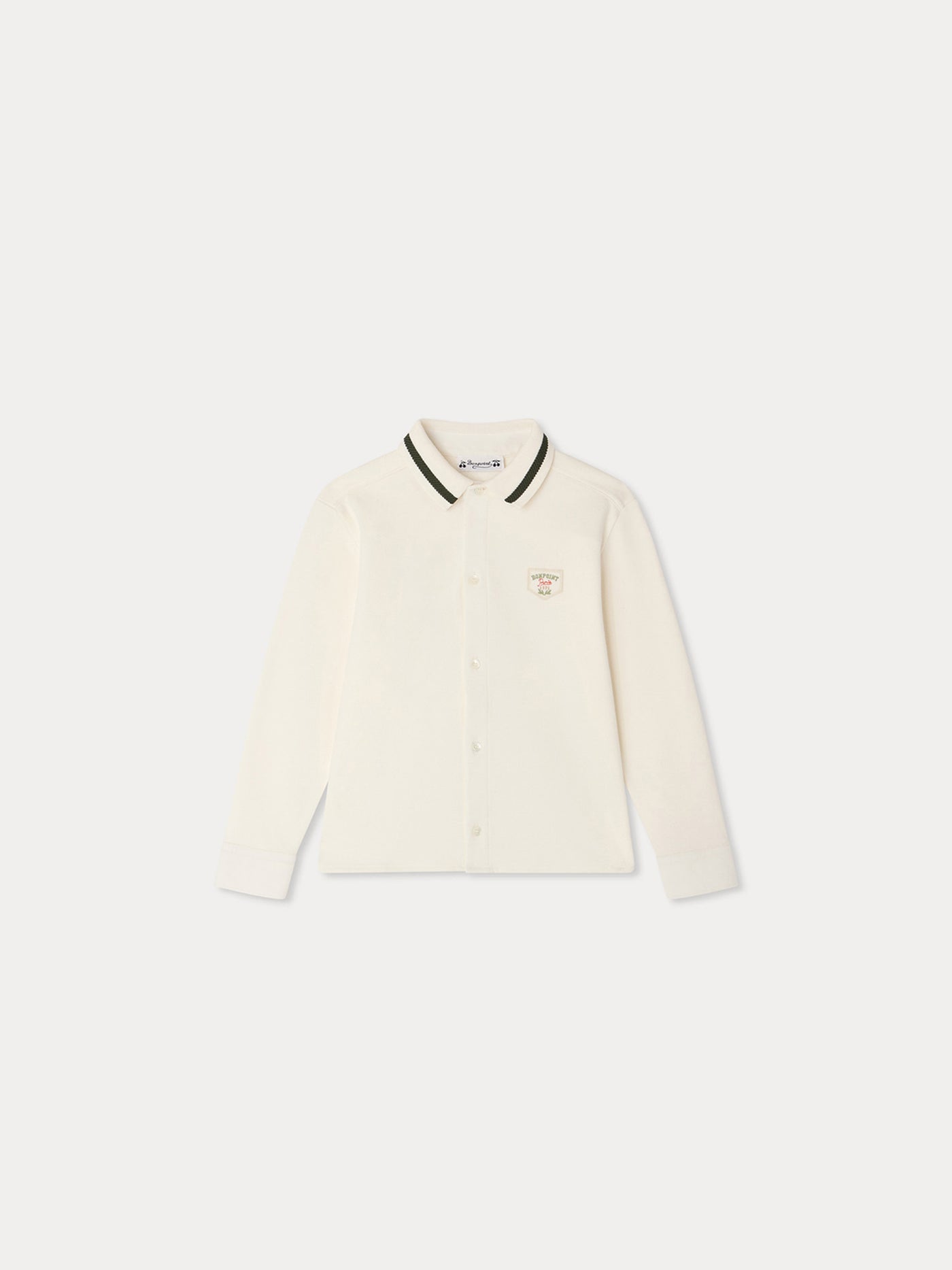 Martial shirt in jersey embroidered with coat of arms
