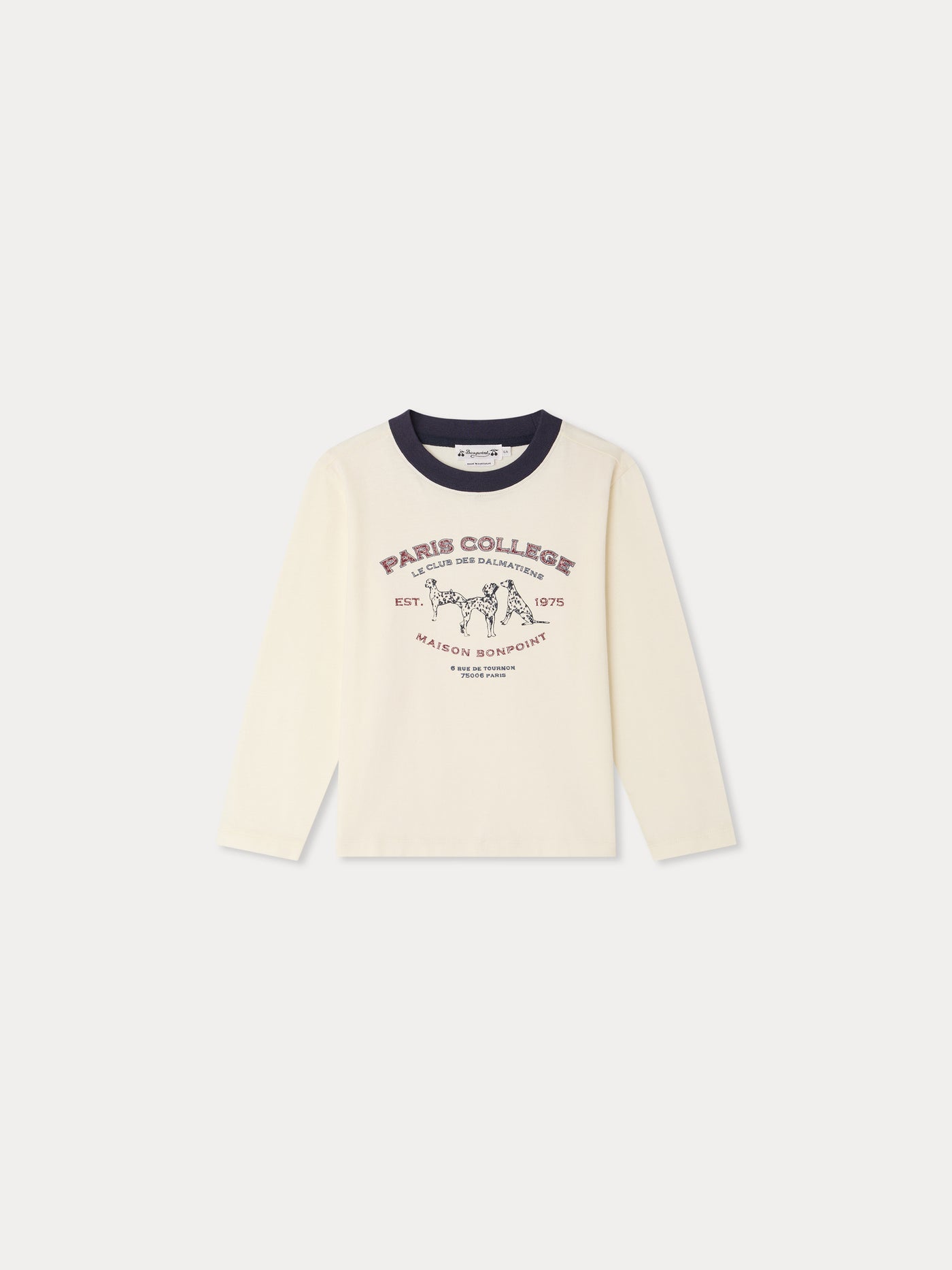 Tadda-T-Shirt mit Dalmatiner-Druck aus Bio-Baumwolle
