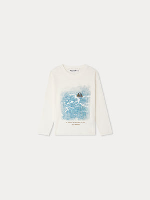 Tadda T-Shirt mit Sturm-Print aus Bio-Baumwolle