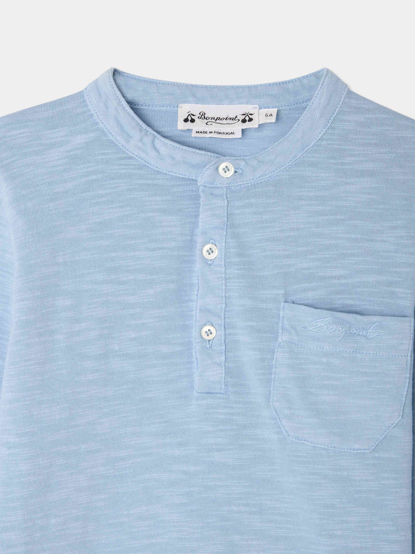 T‑shirt Jartiste à col boutonné en coton biologique