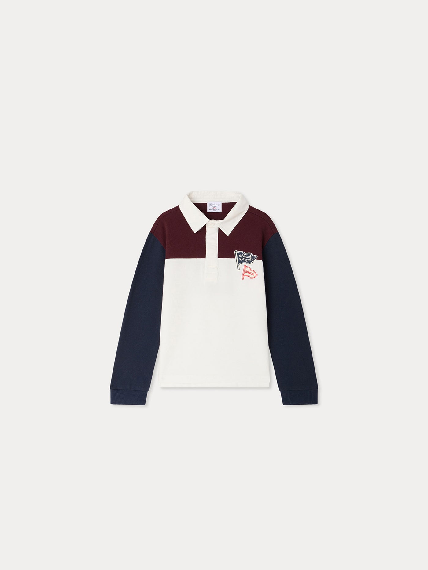 Bonpoint x Maison Kitsuné Polo Médéric aus Bio-Baumwolle