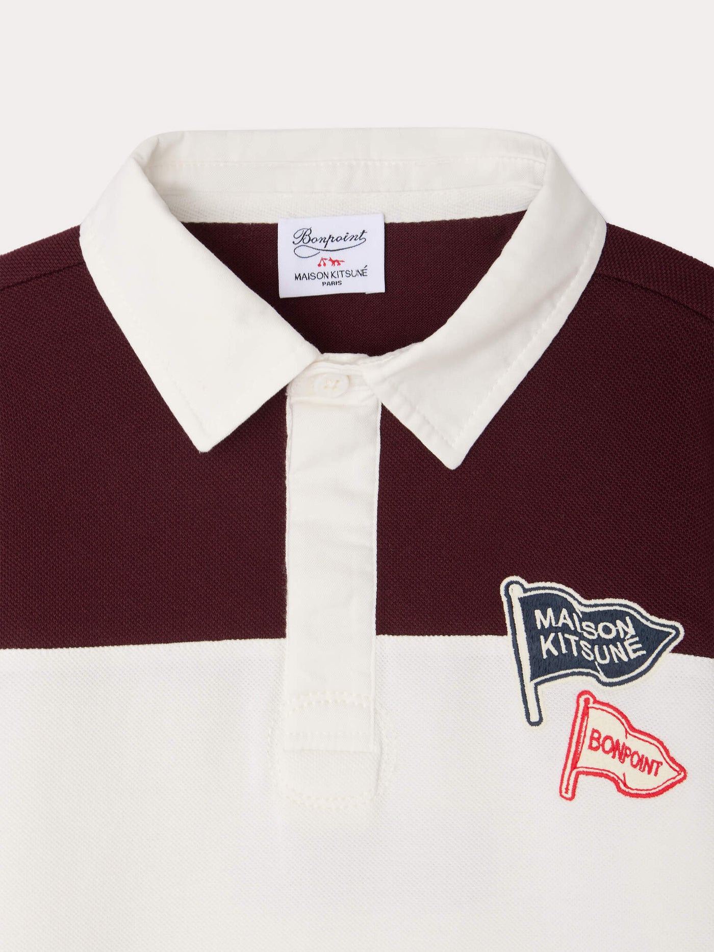 Bonpoint x Maison Kitsuné Polo Médéric aus Bio-Baumwolle
