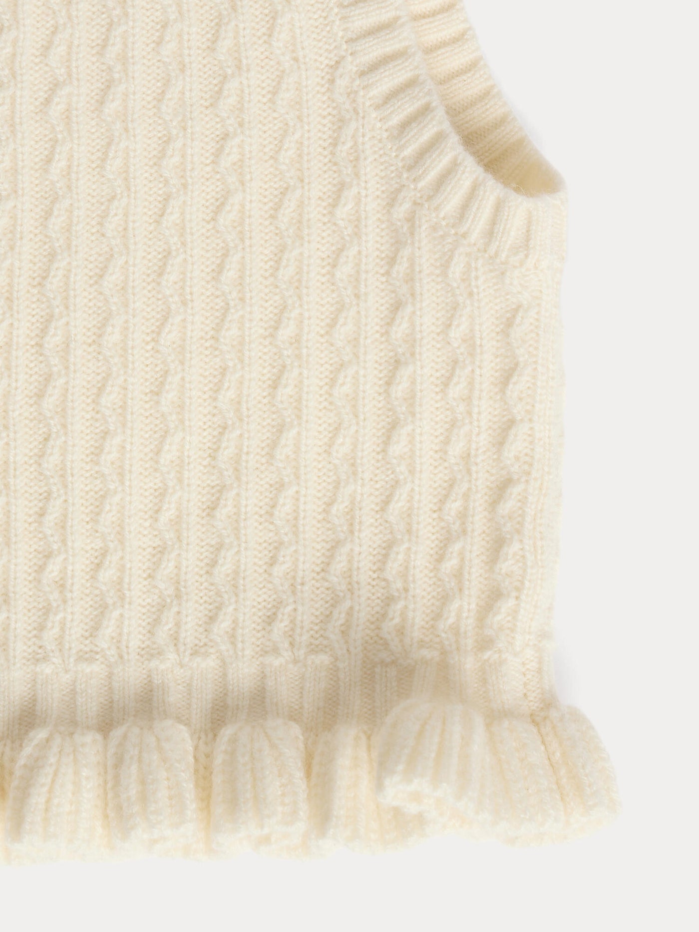 Melitza balaclava in fancy-stitch wool and cashmere