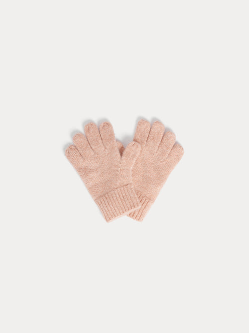 Guantes Birk rosa de cachemir