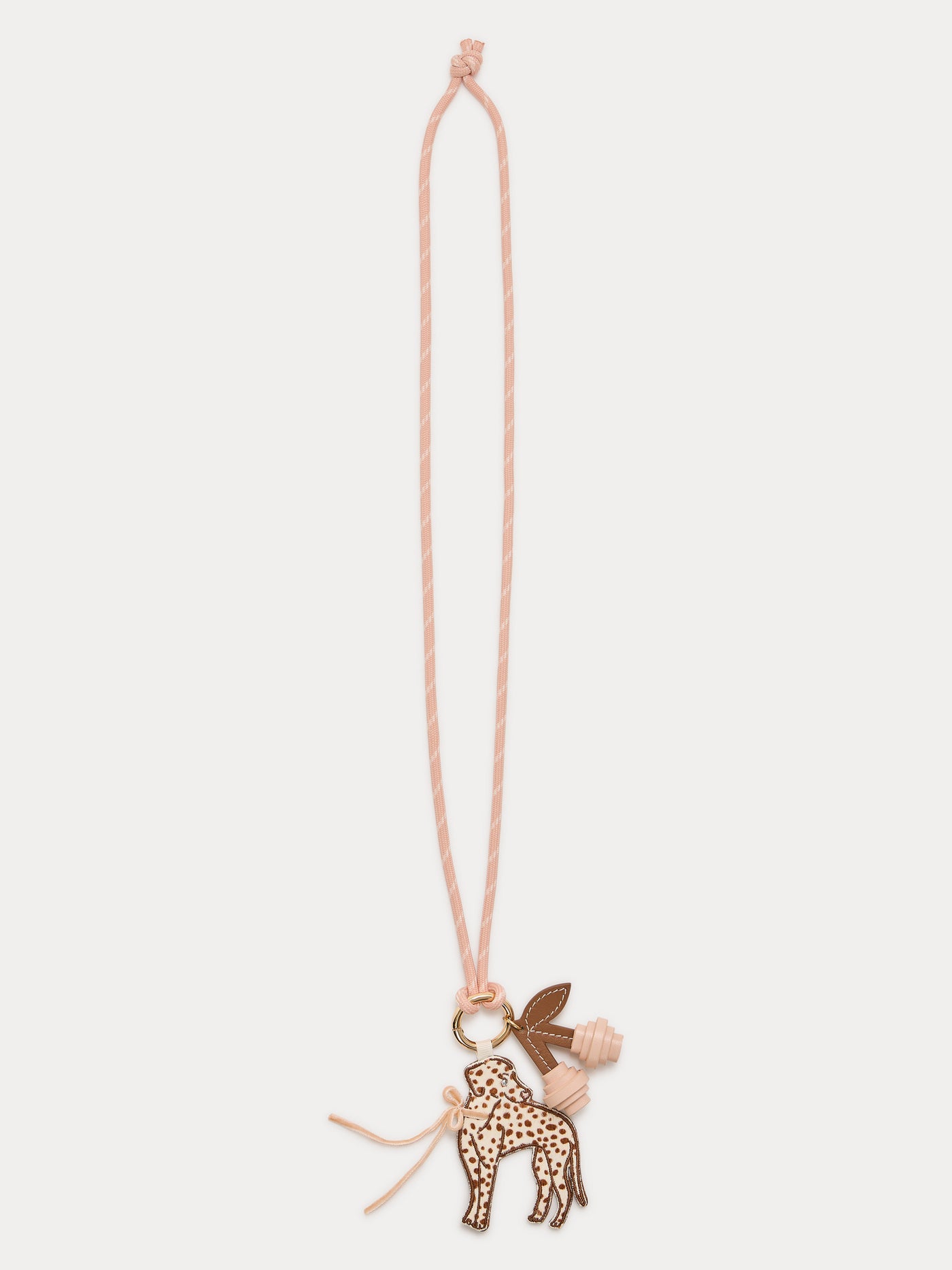Collier Milaya à pendentifs chien et cerise