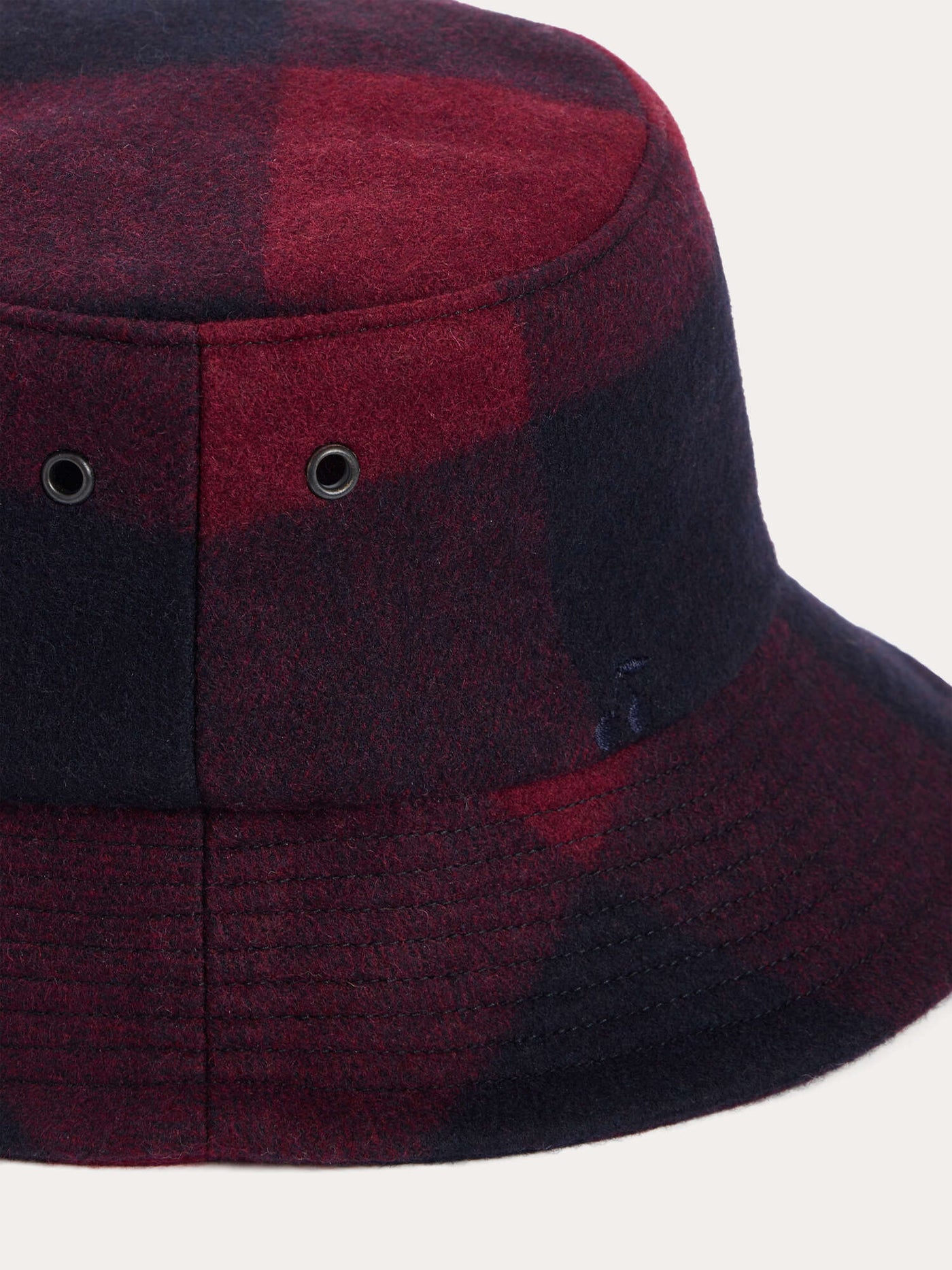 Bob Theana burgundy checkered
