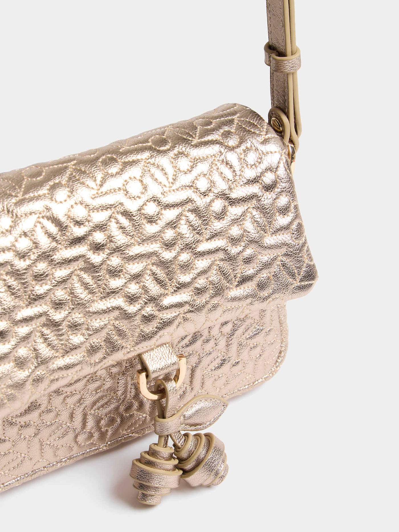 Bag Malory quilted, cherry print